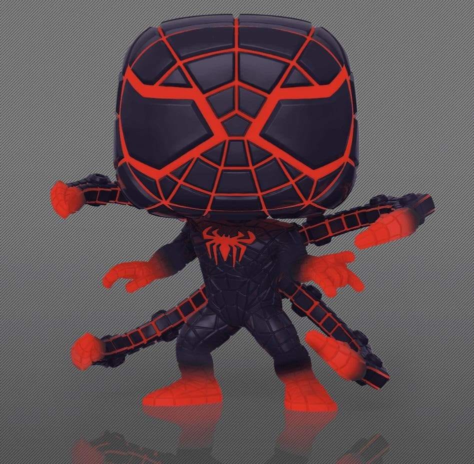 Funko Pop! Miles Morales (Programmable Matter Suit) Glow in the Dark #775 Funko Pop! Marvel Spider - Man, GameStop Exclusive
