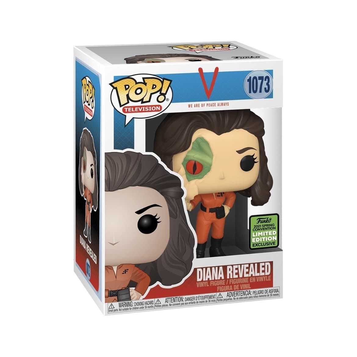 Funko Pop! Diana Revealed #1073 Funko Pop! V - We Are Of Peace Always, ECCC 2021 Shared Exclusive