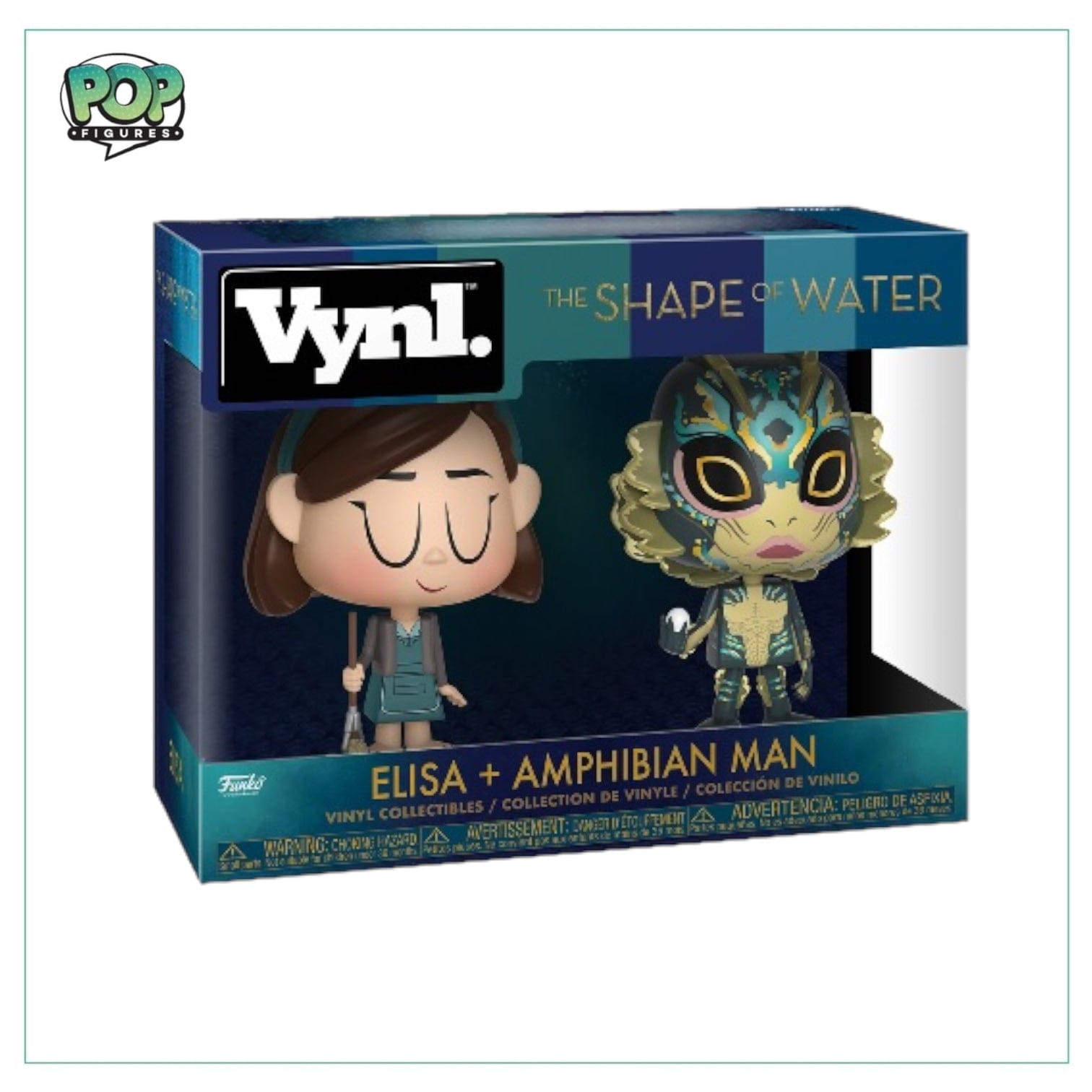 Pop Figures | Funko | Pop Funko | Funko Pop Elisa & Amphibian Man Vnyl 2 Pack! - The Shape Of Water