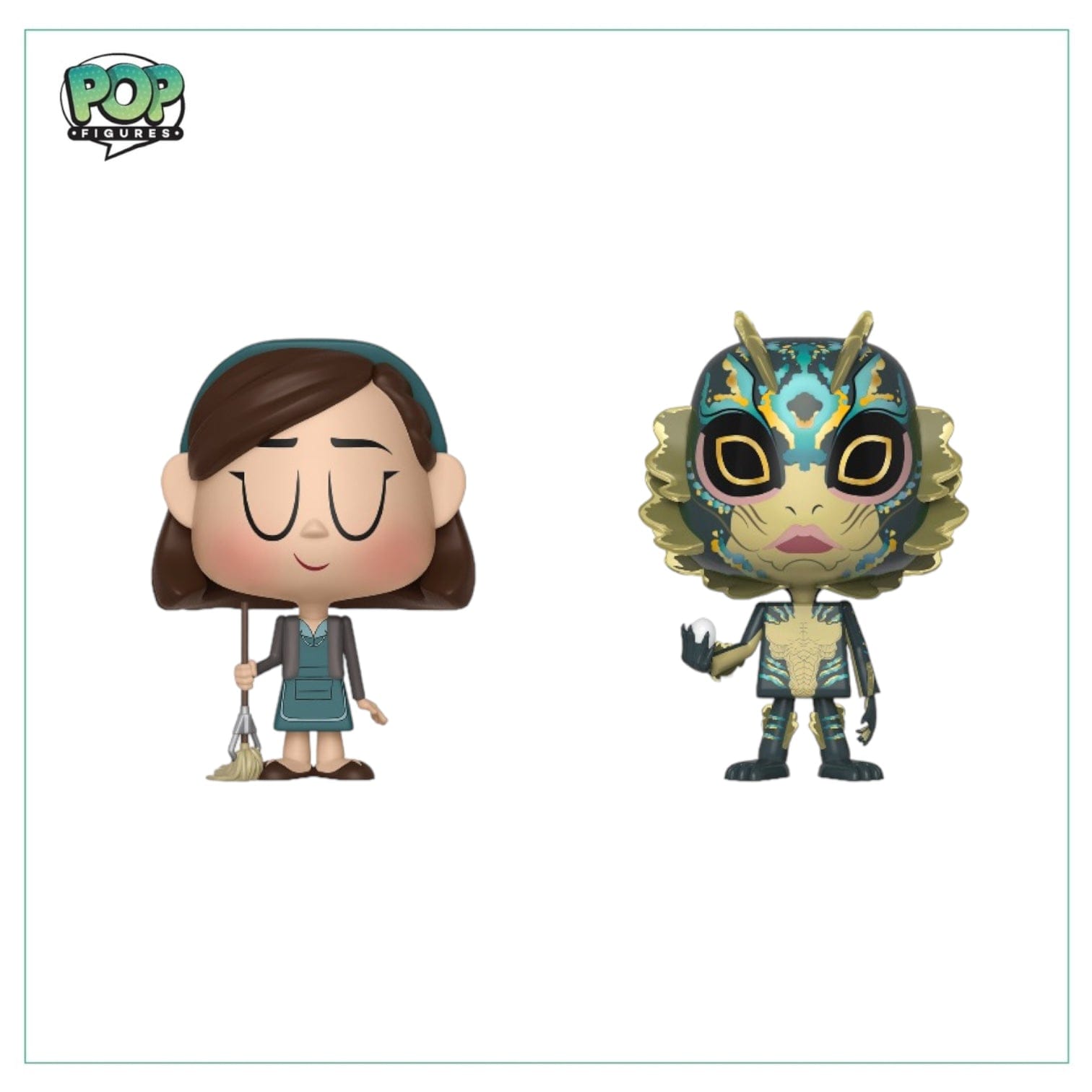 Pop Figures | Funko | Pop Funko | Funko Pop Elisa & Amphibian Man Vnyl 2 Pack! - The Shape Of Water