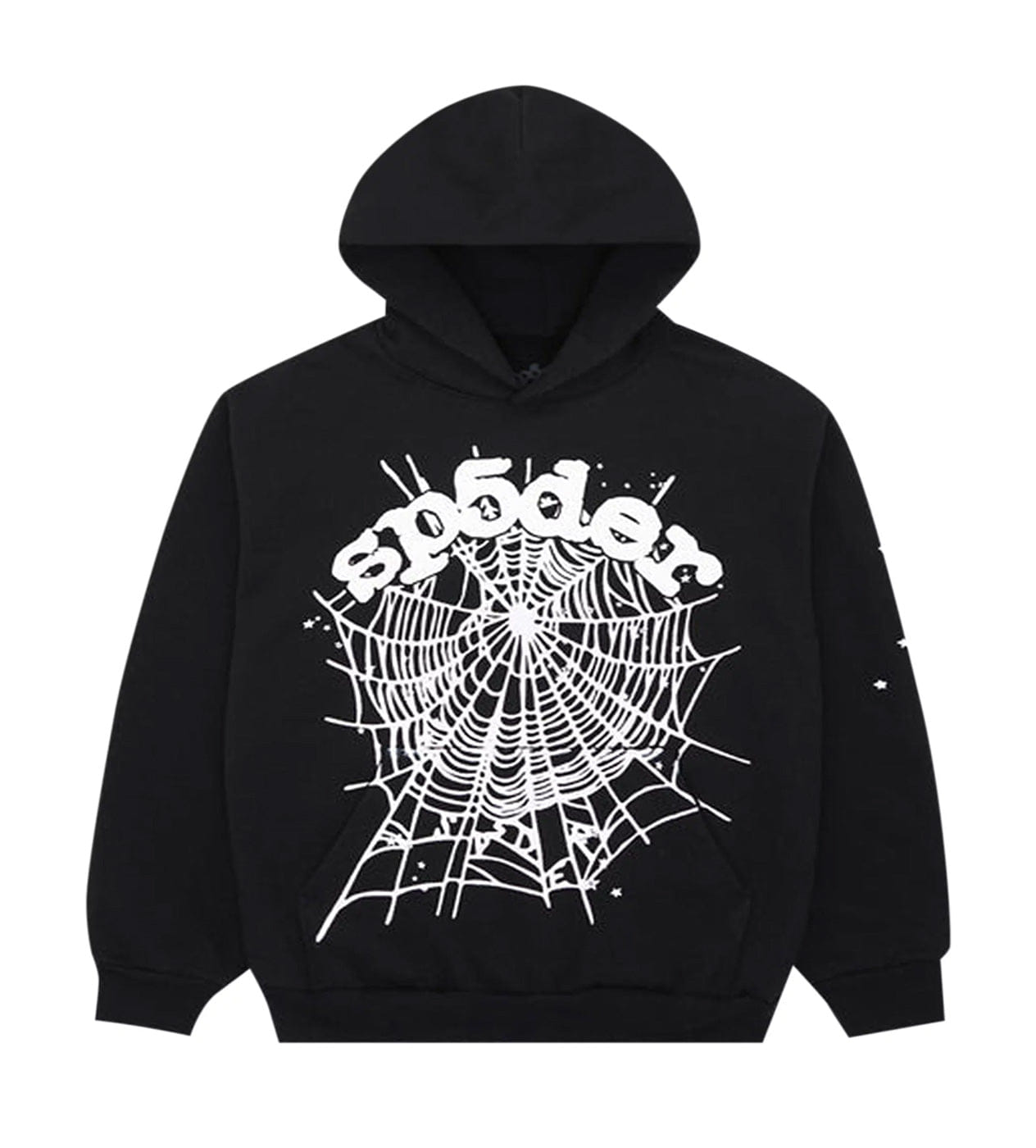 Sp5der Worldwide Sp5der OG Web Hoodie Black