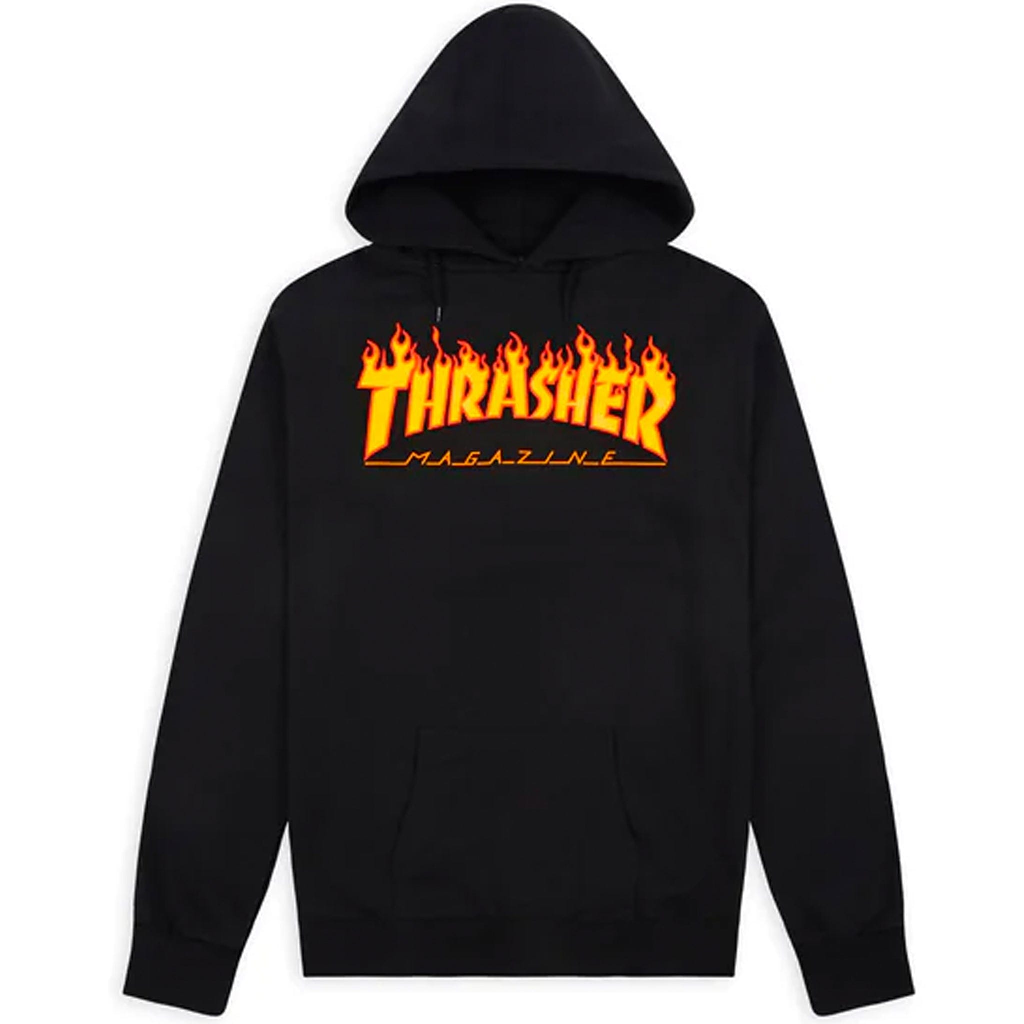 Thrasher Flame Logo Hoodie (Black)