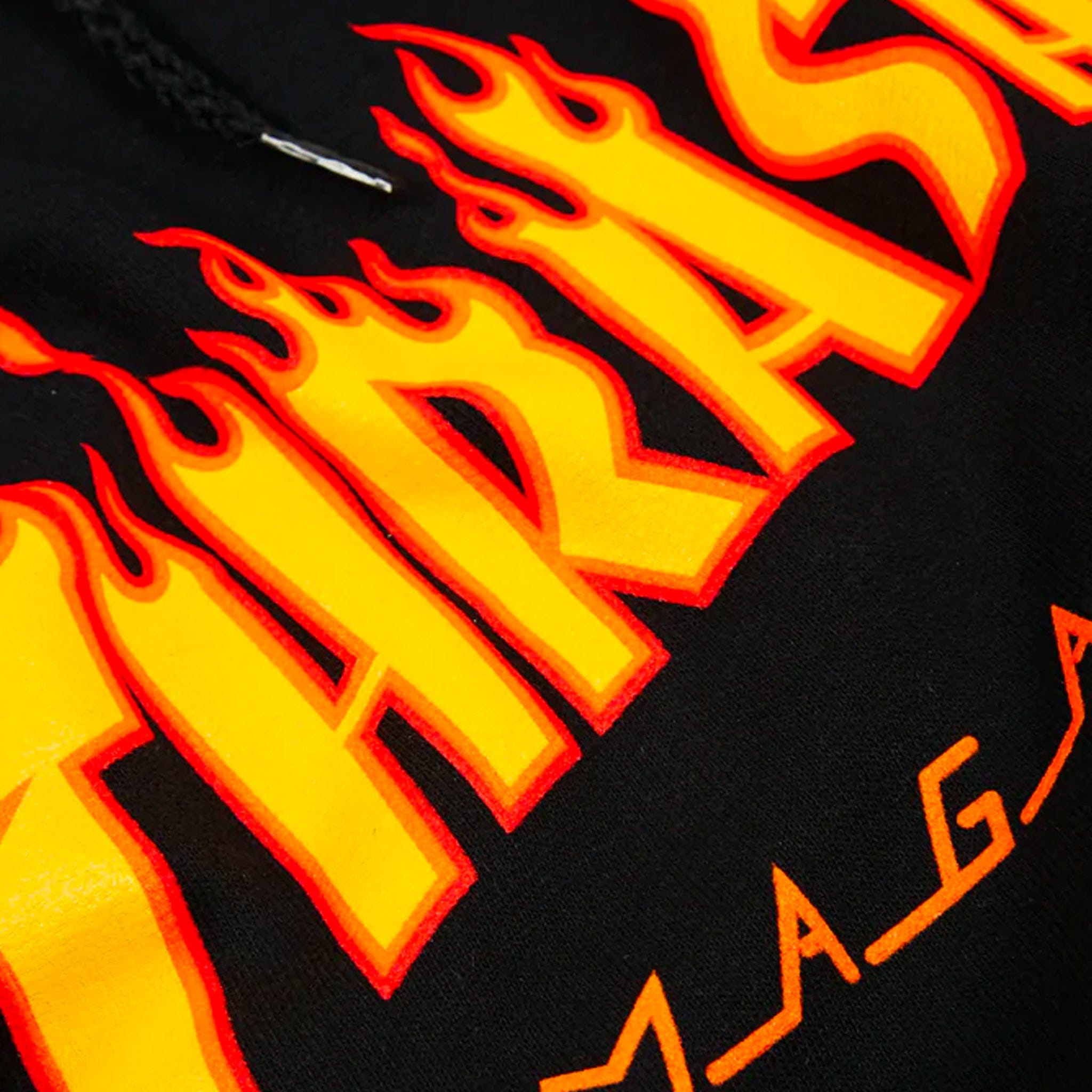 Thrasher Flame Logo Hoodie (Black)