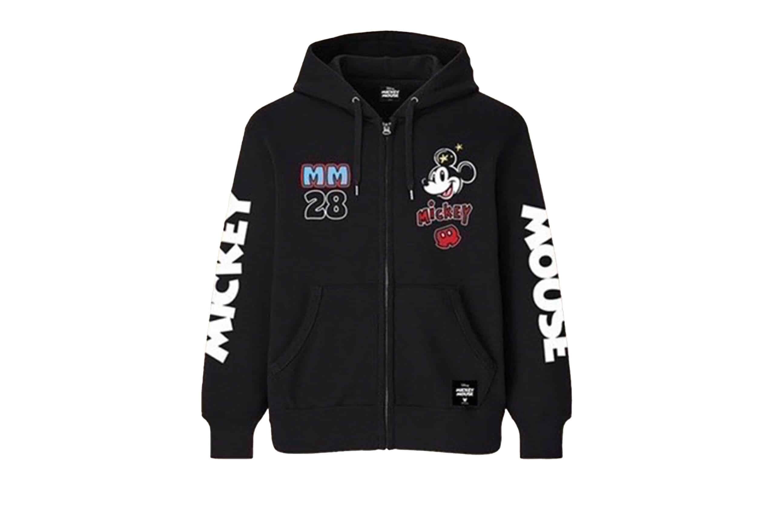 Disney Mickey Mouse Zip Hoodie Black MHZ - 001