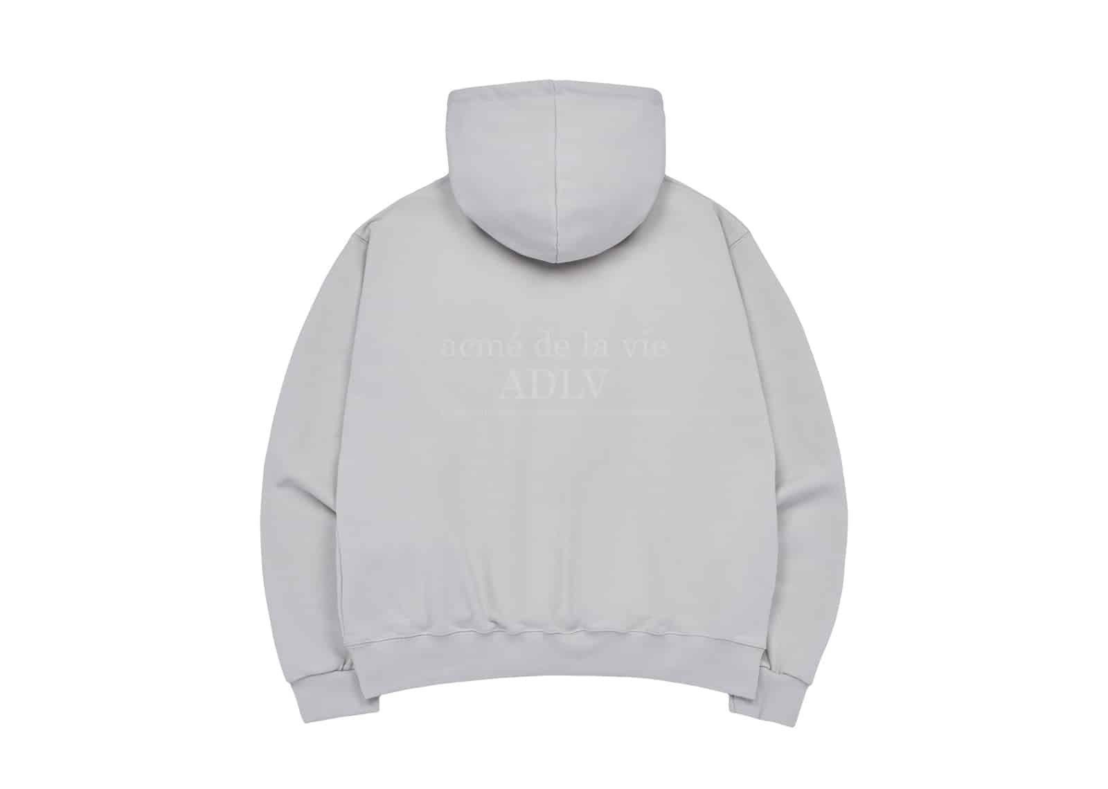 ACME de la VIE (ADLV) ADLV Three Boucle Bear Hoodie Light Grey