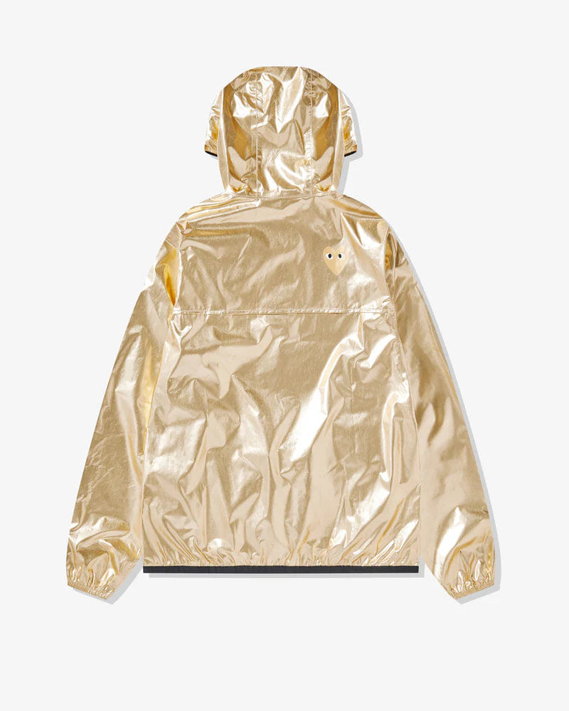 Play - K - Way Gold Heart Zip Jacket - (Gold)
