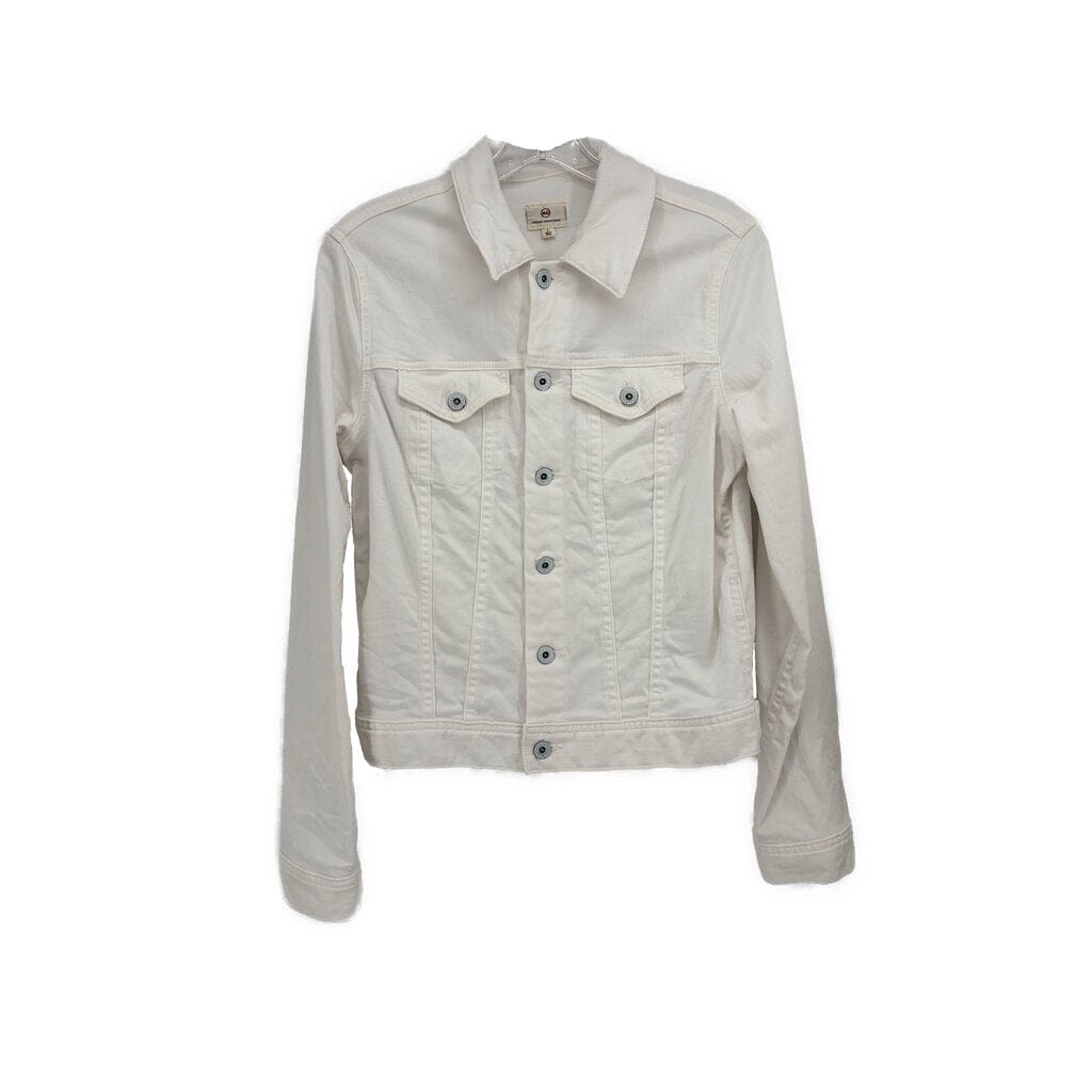 AG DENIM JACKETS WHITE L