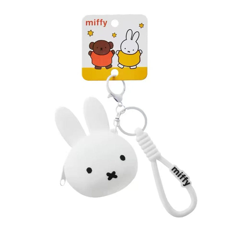 Myfunity Authentic Miffy Silicone Coin Purse & Earphone Case Mini Storage Bag