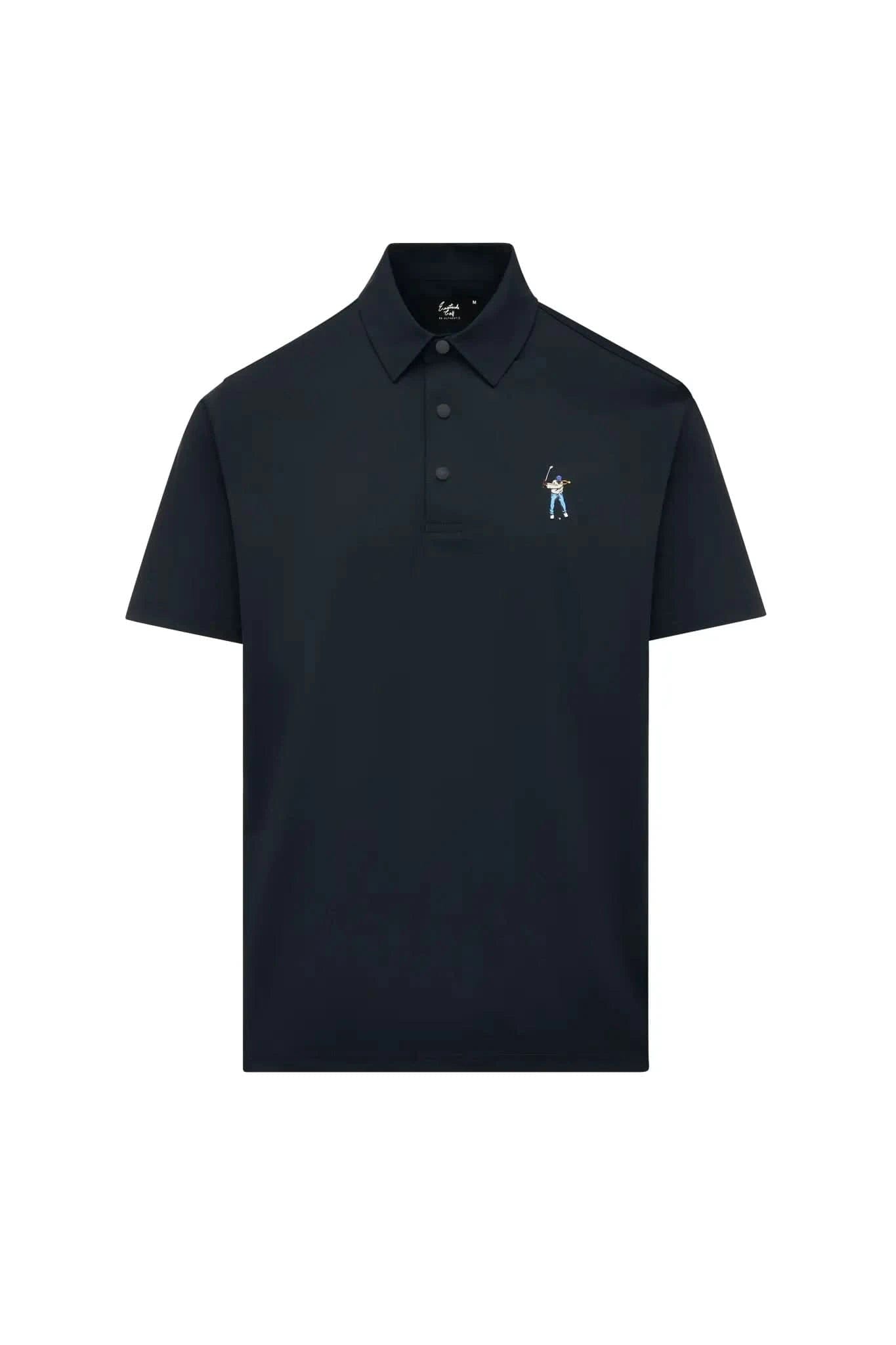Eastside Golf Snap Packet Polo – Black