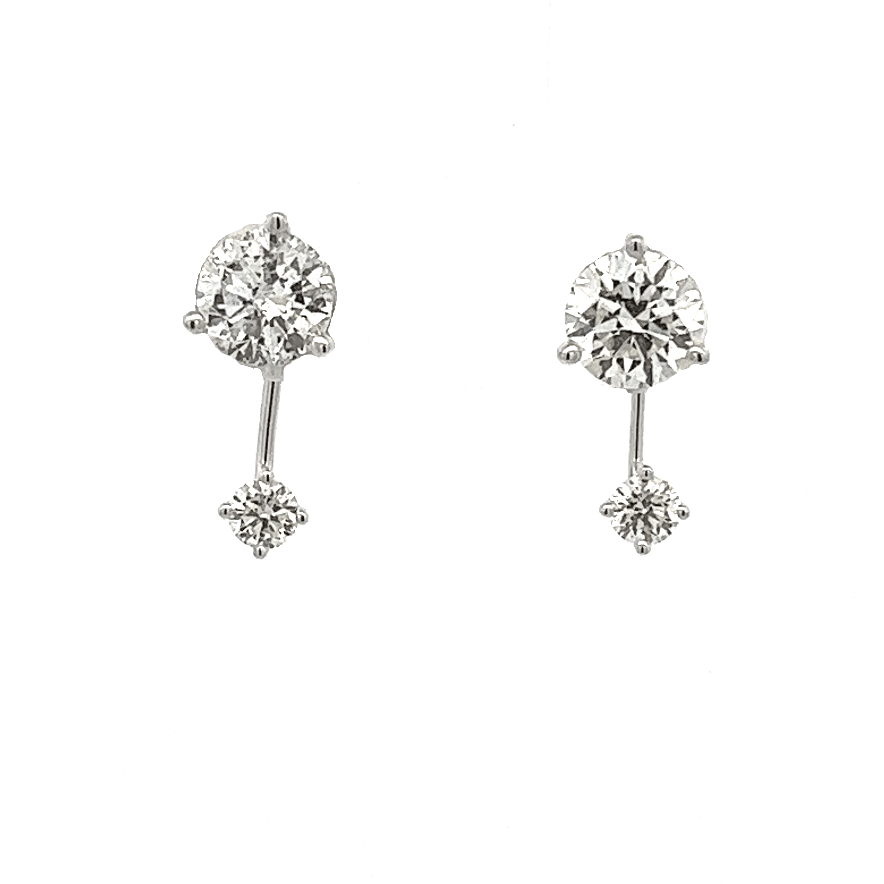 H.L. Gross & Bro. Jewelers .30ct 14k White Gold Diamond Drop Jackets
