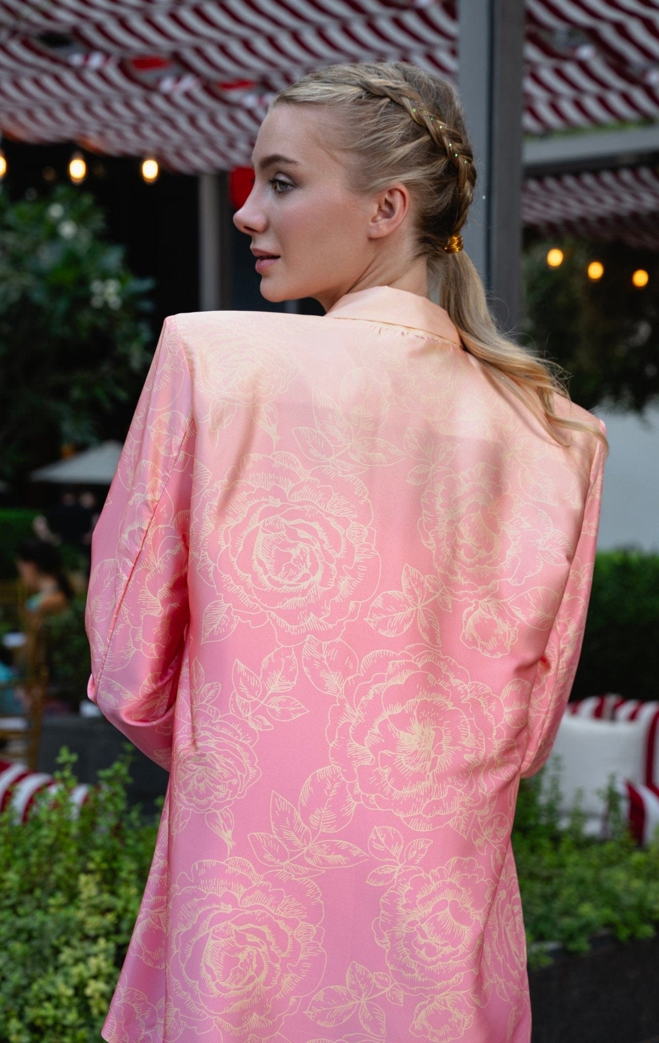 Maison Clad Clea Jacket Pink Roses Yellow gradient MCL00483