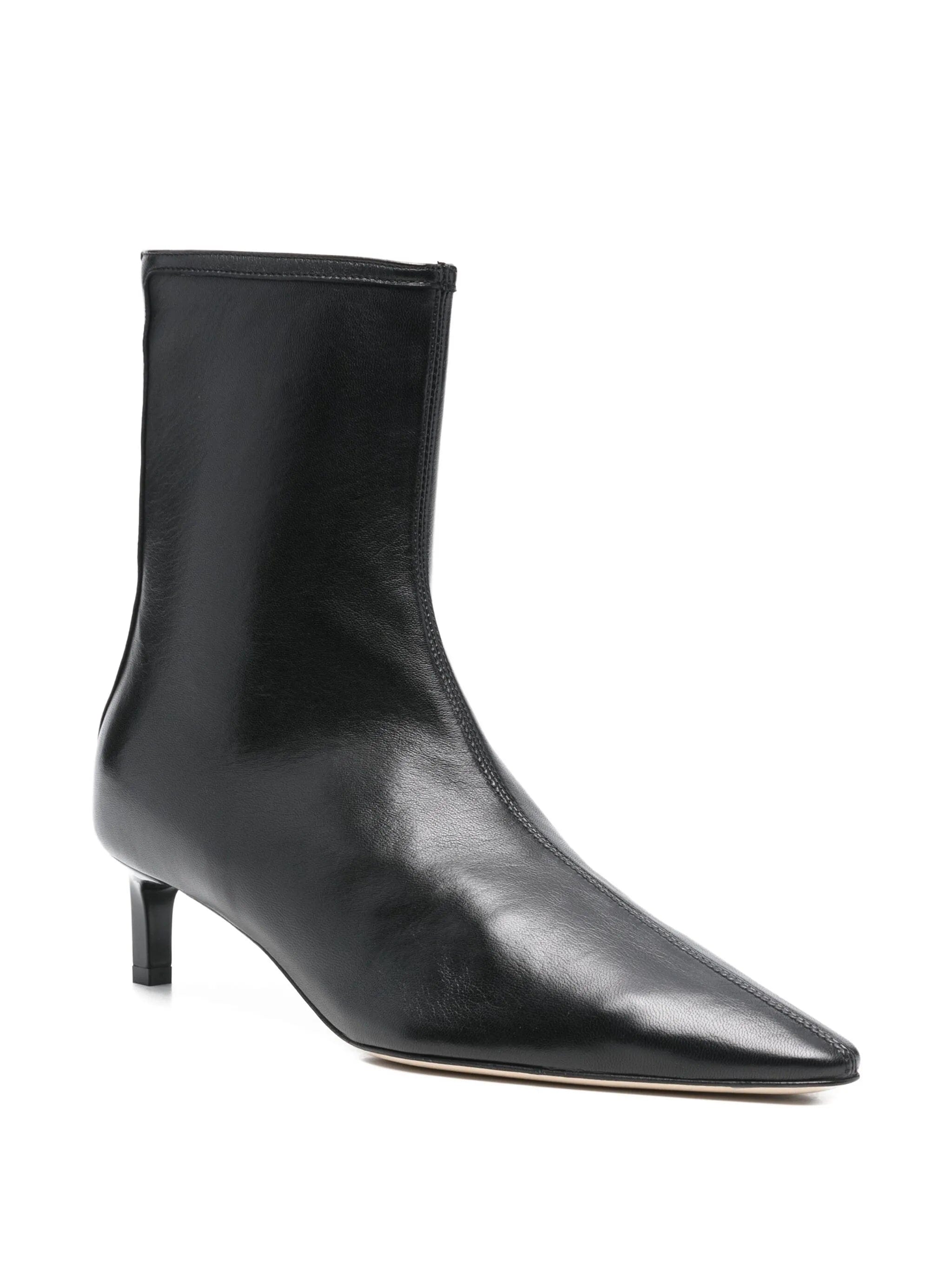 Dear Frances Topo pointed leather bootie