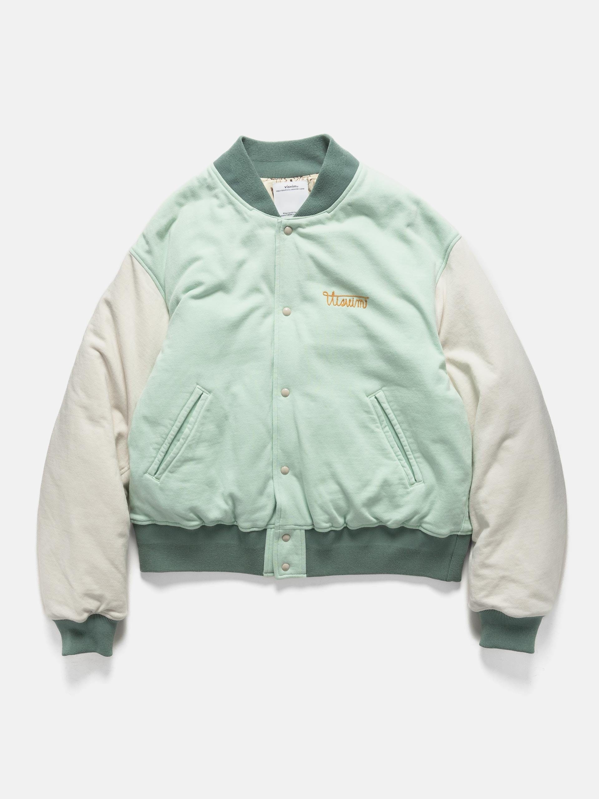 Visvim Varsity Era Down JKT Lt. Green