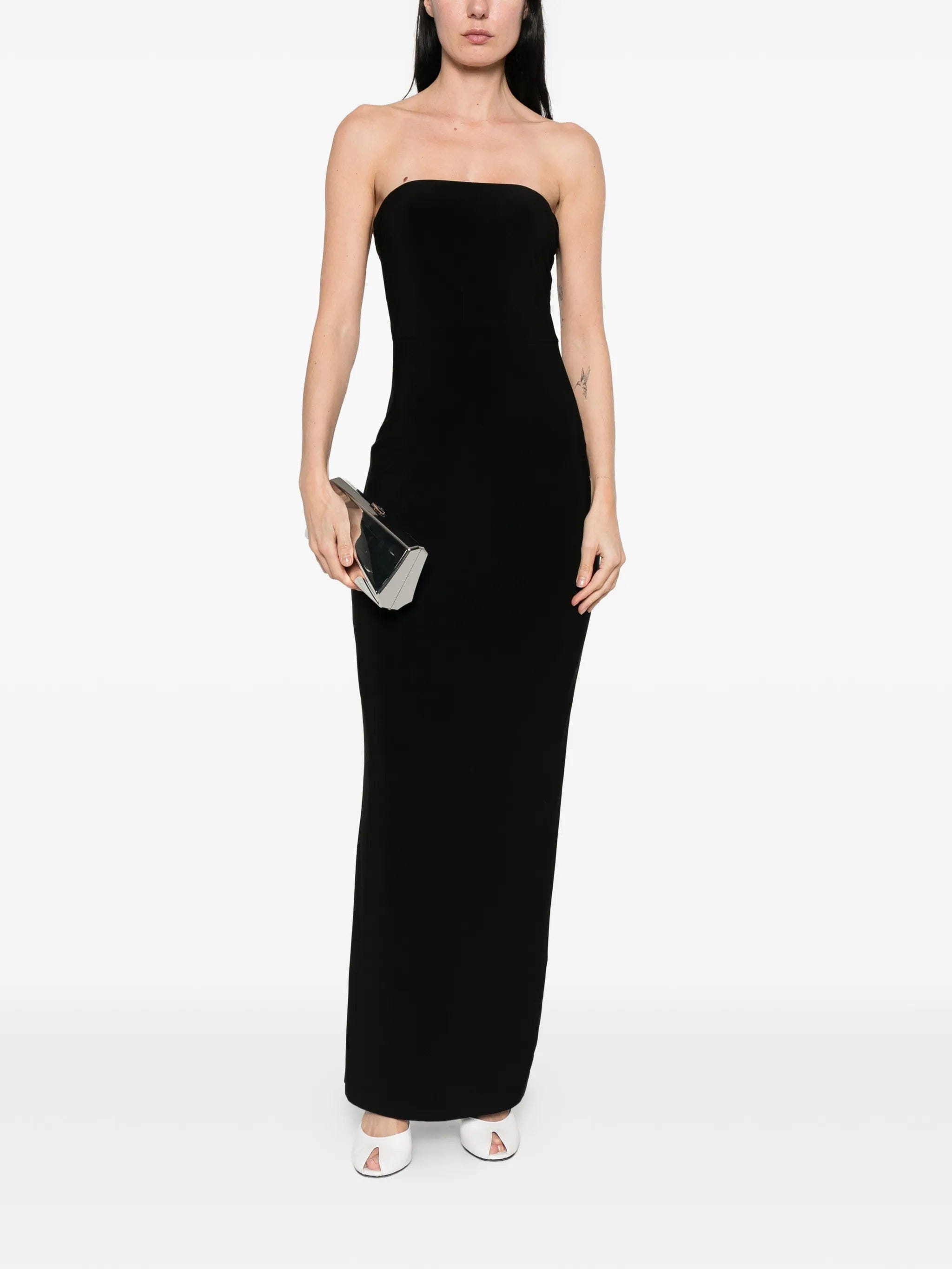 Norma Kamali strapless maxi dress