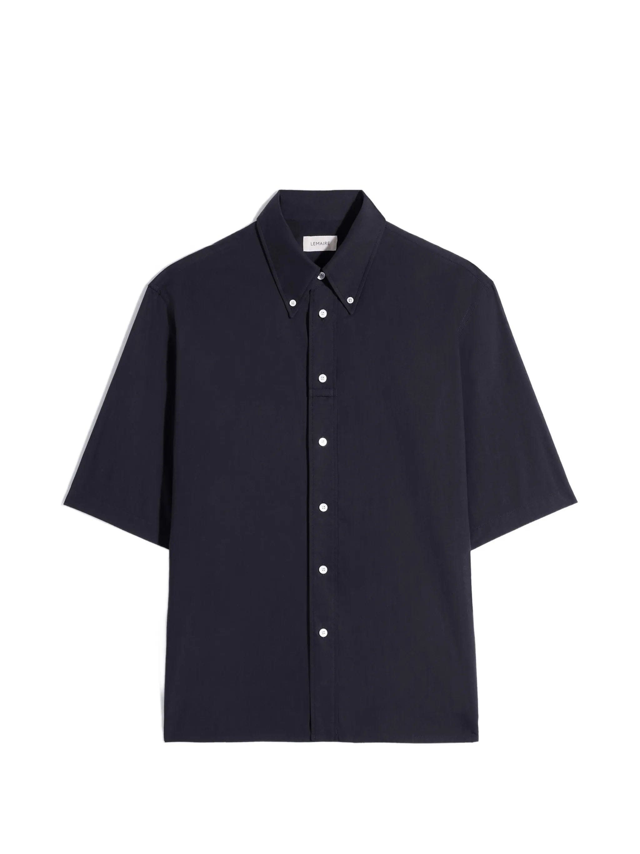 Lemaire button - down short - sleeves shirt