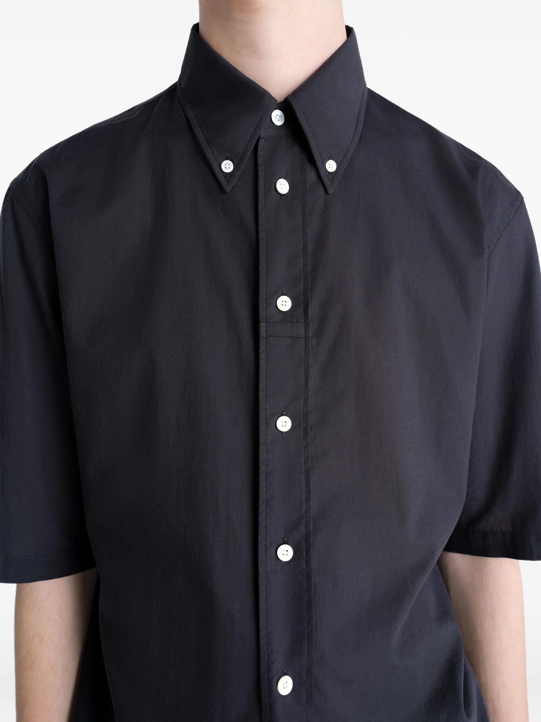 Lemaire button - down short - sleeves shirt