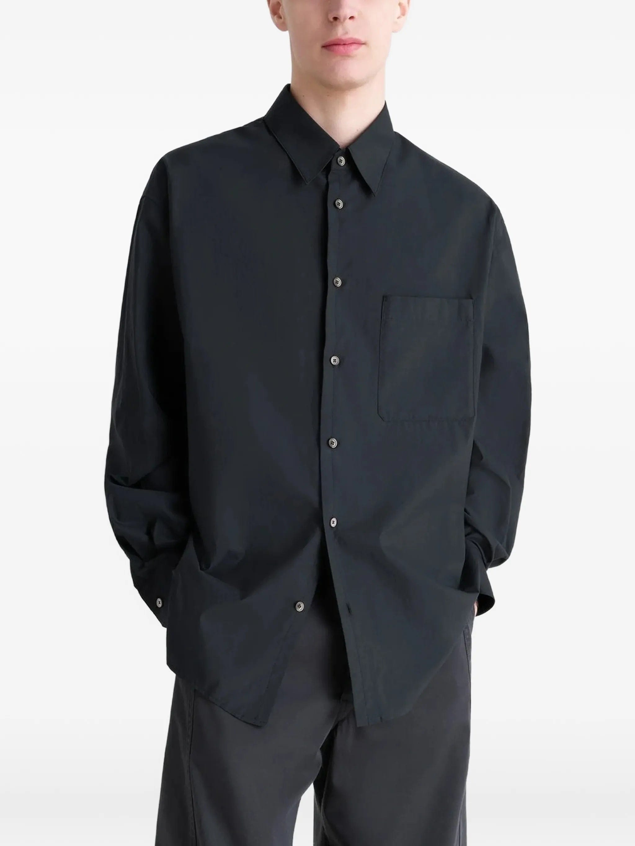 Lemaire patch - pocket shirt