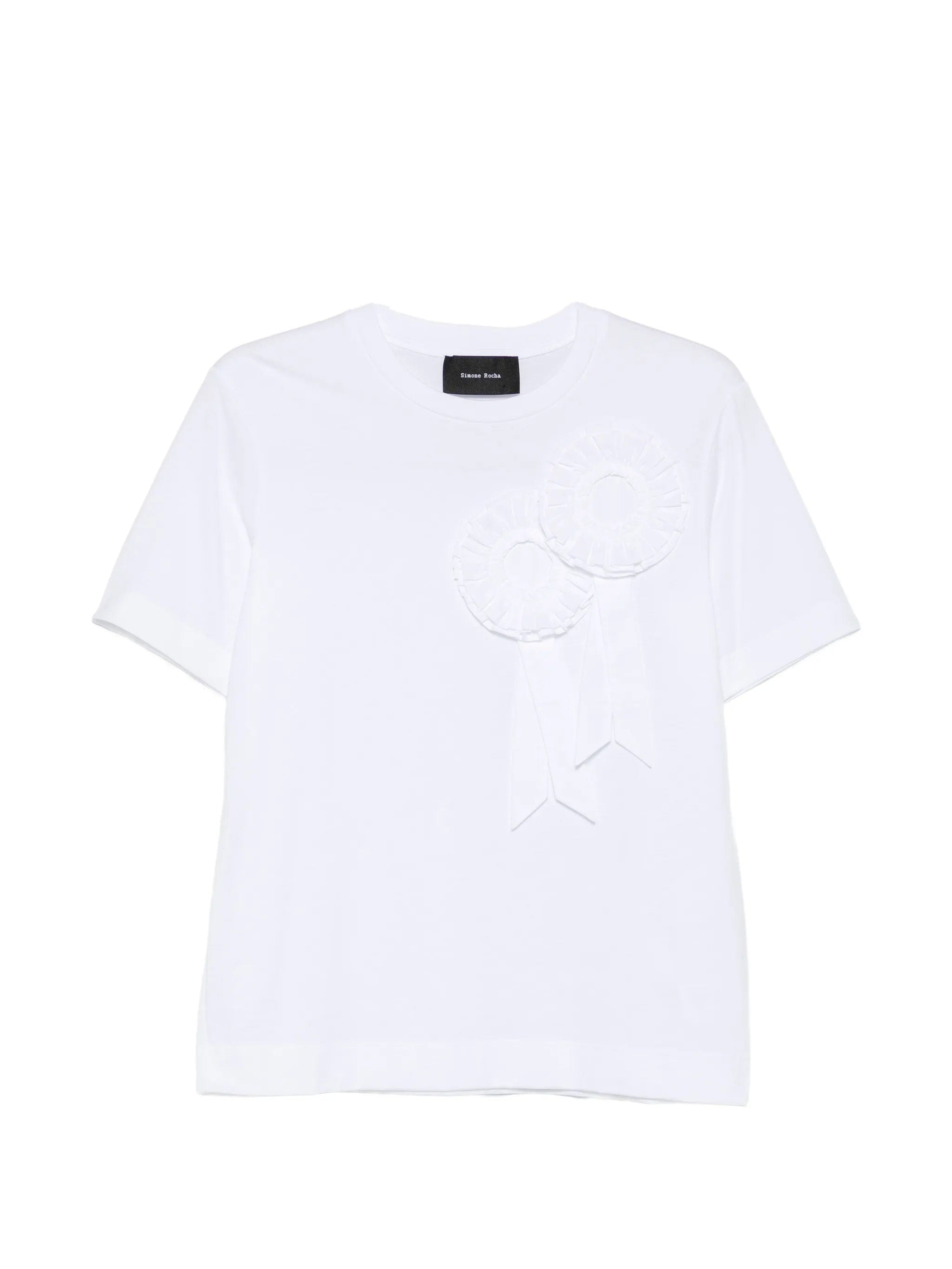Simone Rocha Ribbon Rosette Boy short - sleeve T - shirt