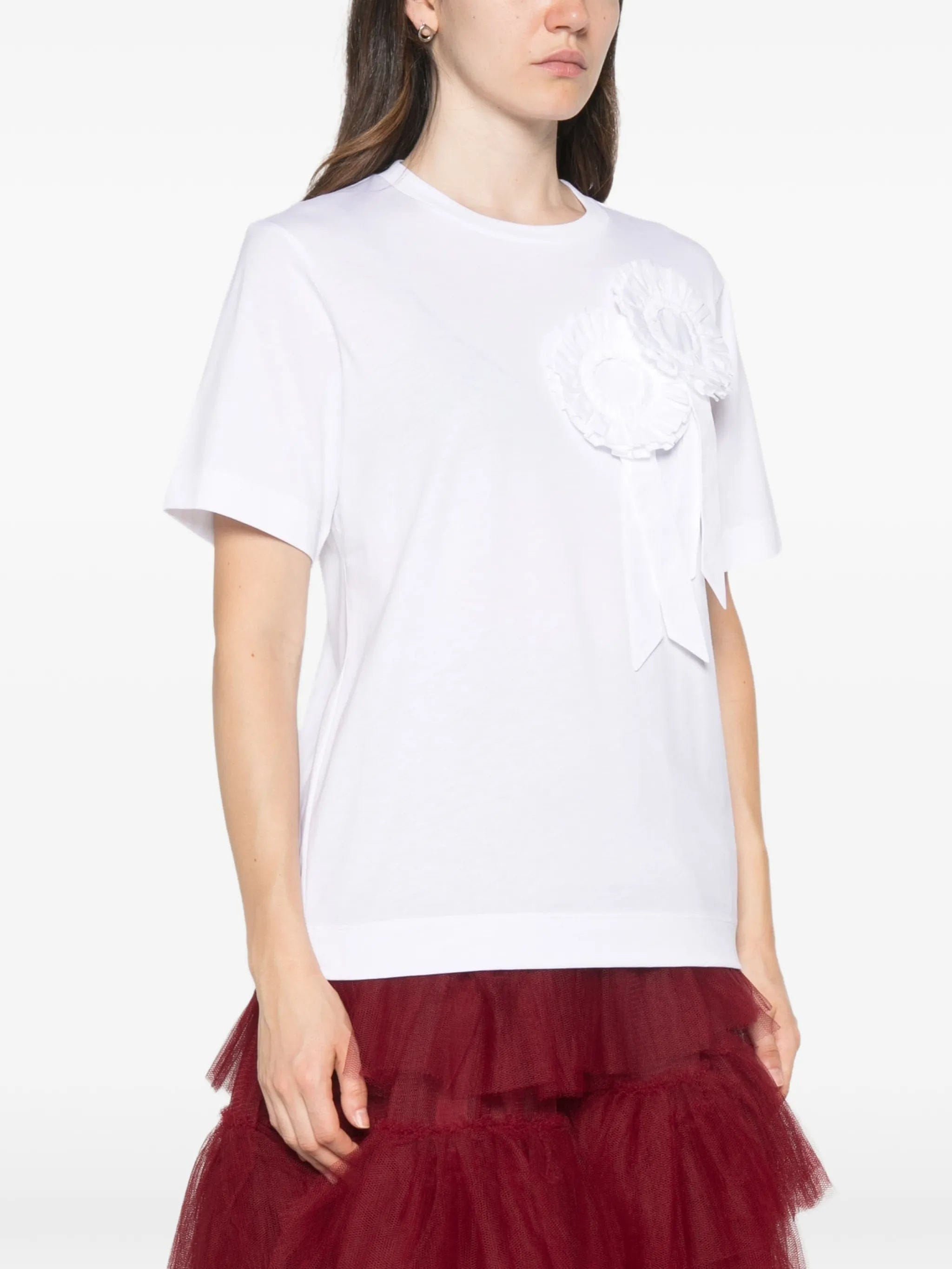Simone Rocha Ribbon Rosette Boy short - sleeve T - shirt