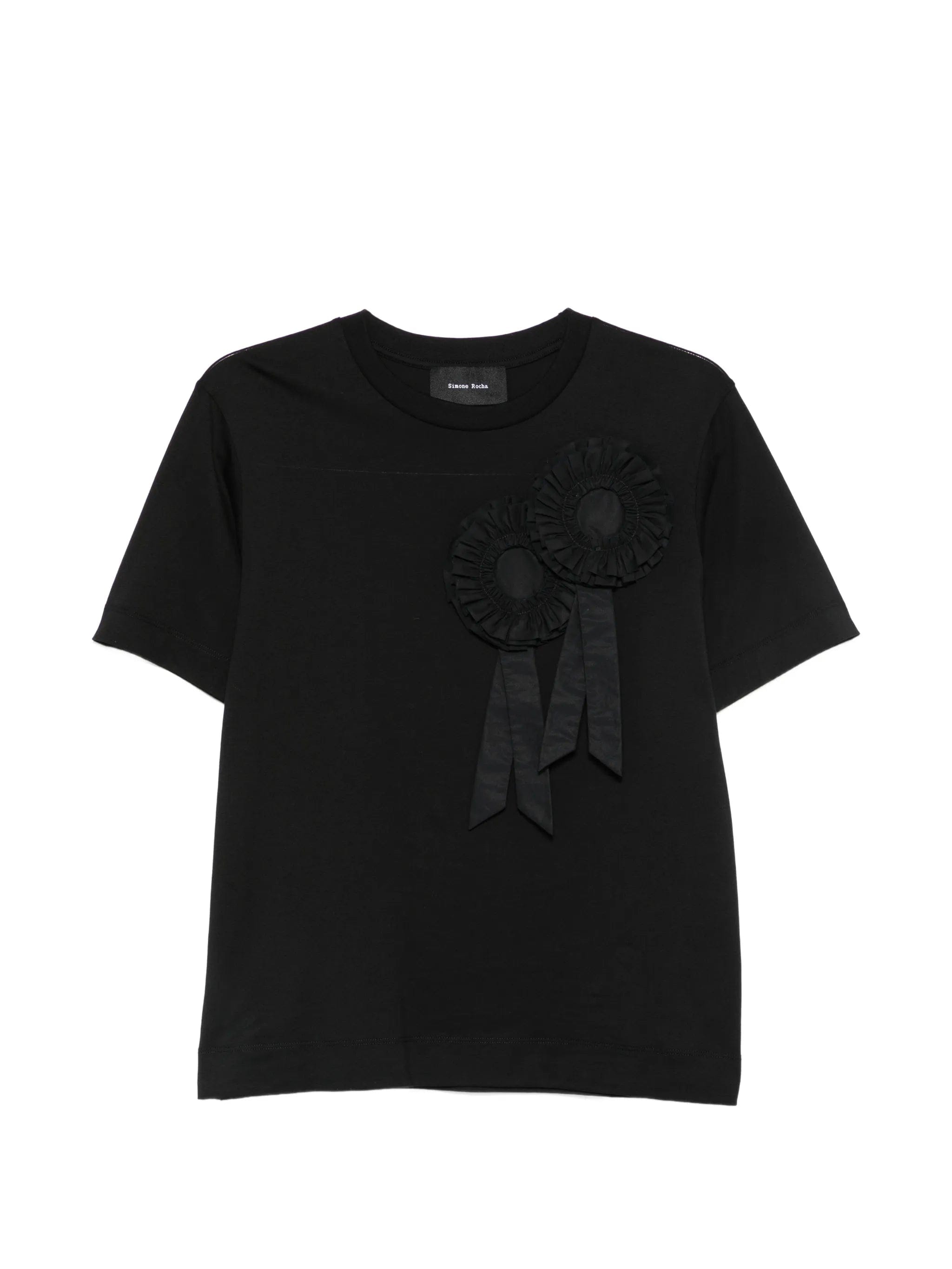 Simone Rocha Ribbon Rosette Boy T - shirt