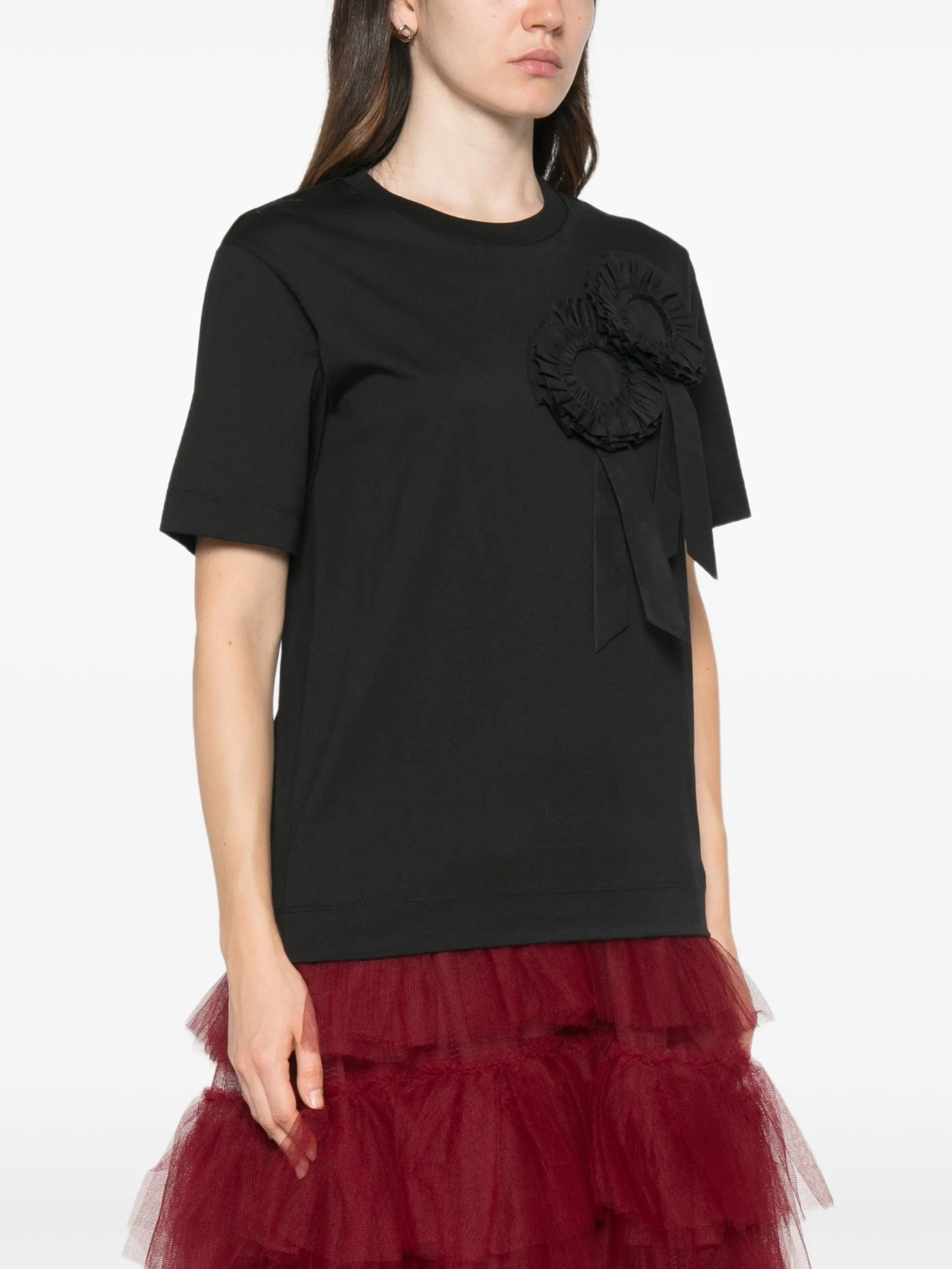 Simone Rocha Ribbon Rosette Boy T - shirt