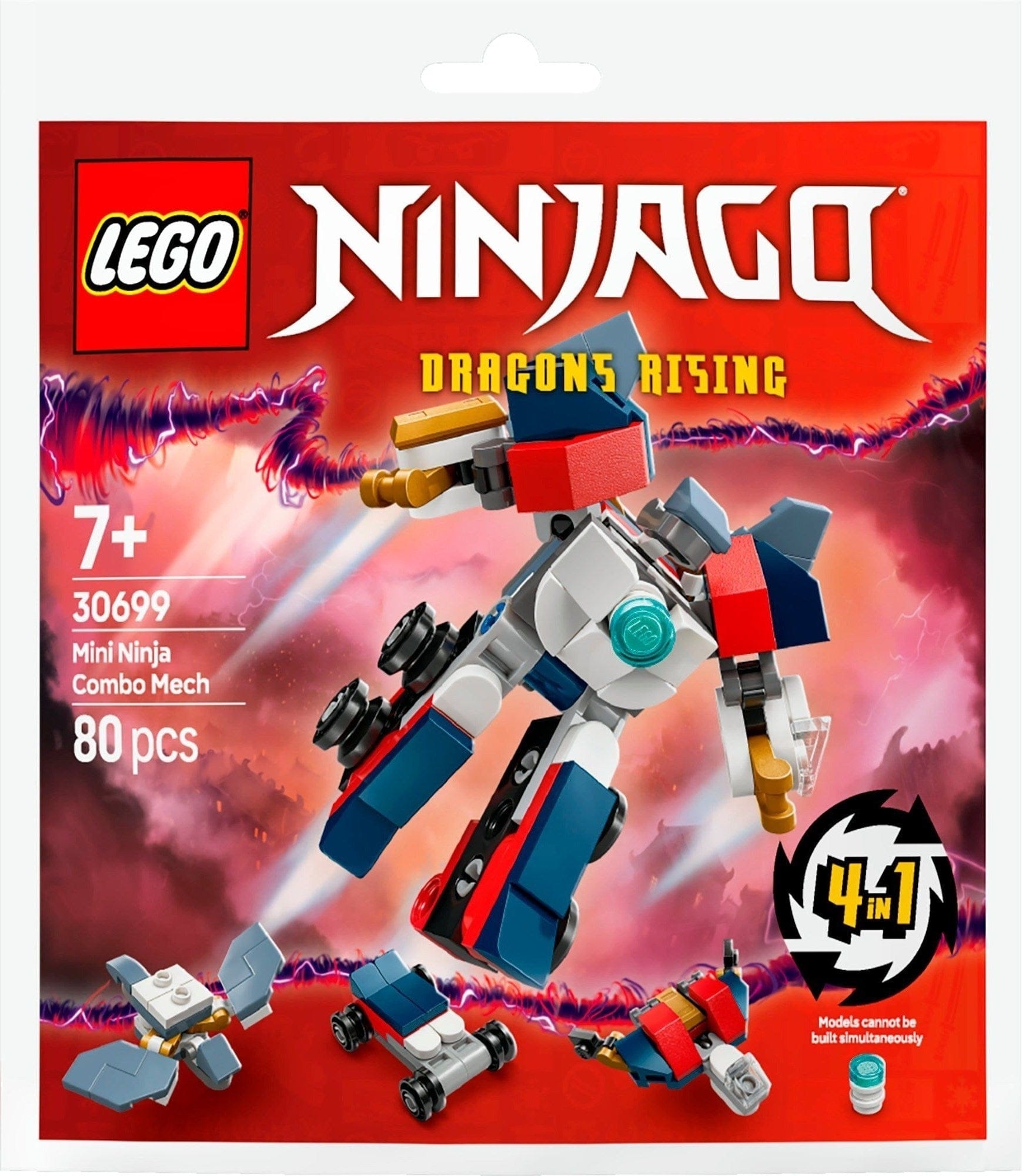 Ninjago Mini Ninja Combo Mech paper bag 30699 - 1