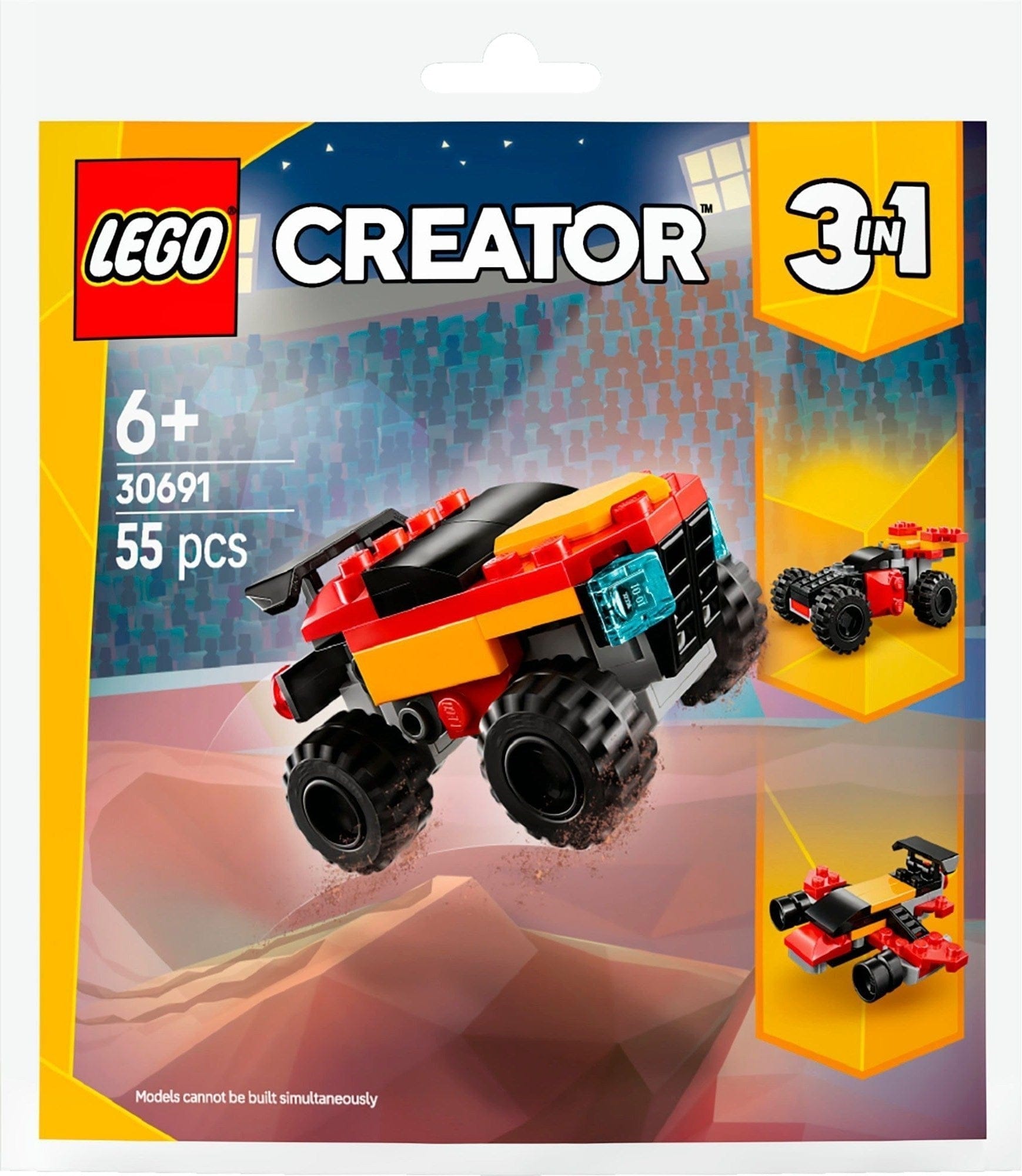 Creator Mini Convertible Monster Truck paper bag 30691 - 1