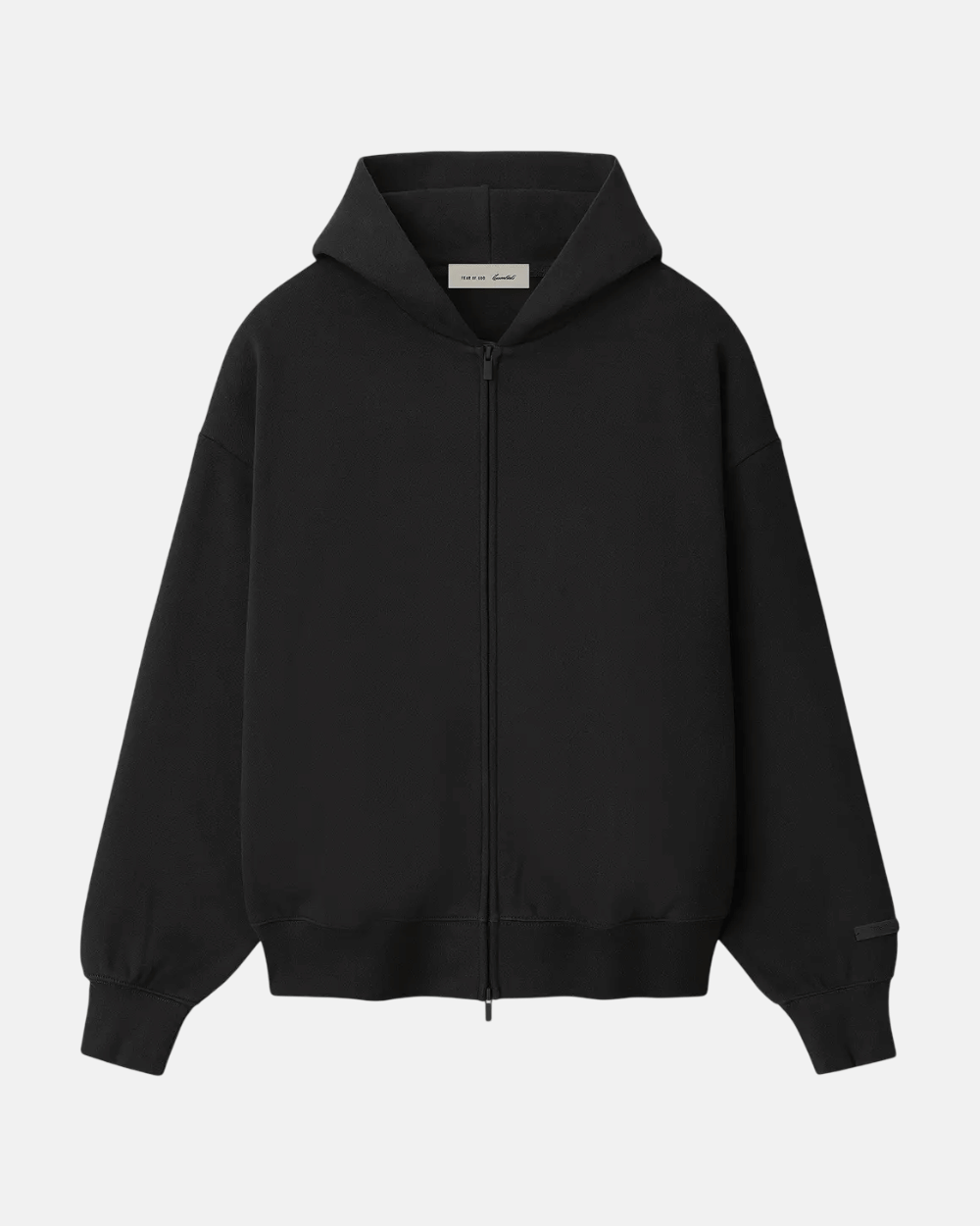 FOG ESSENTIALS FW25 CLASSIC FULL ZIP UP HOODIE VINTAGE BLACK