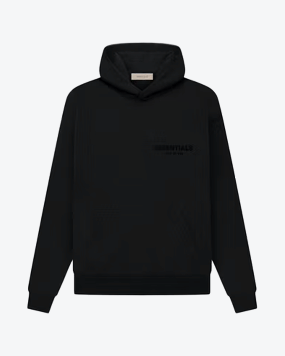 FOG ESSENTIALS SS22 STRETCH LIMO BLACK HOODIE
