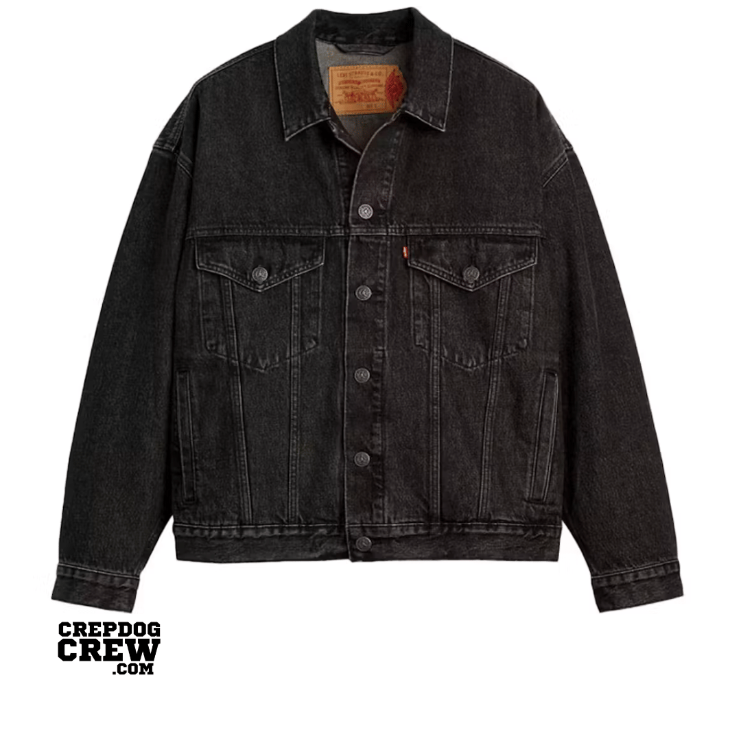 LEVIS x NIKE JORDAN TYPE III TRUCKER JACKET BLACK WASH BLACK