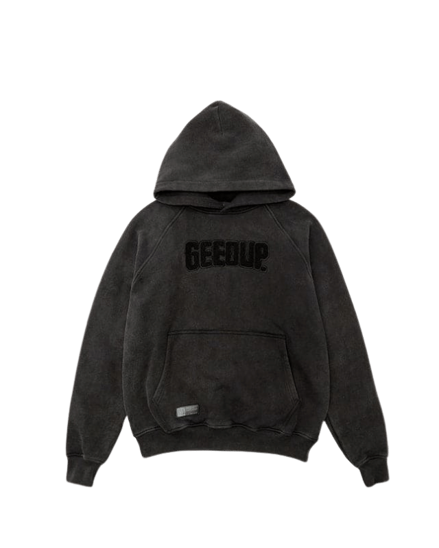 Geedup Play For Keeps Hoodie Vintage Washed Black