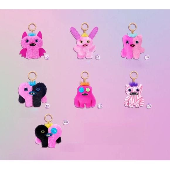 Fuggler ZURU Fuggler Baby Pinkles Plush Bag Charm Blind Box - 1 Random