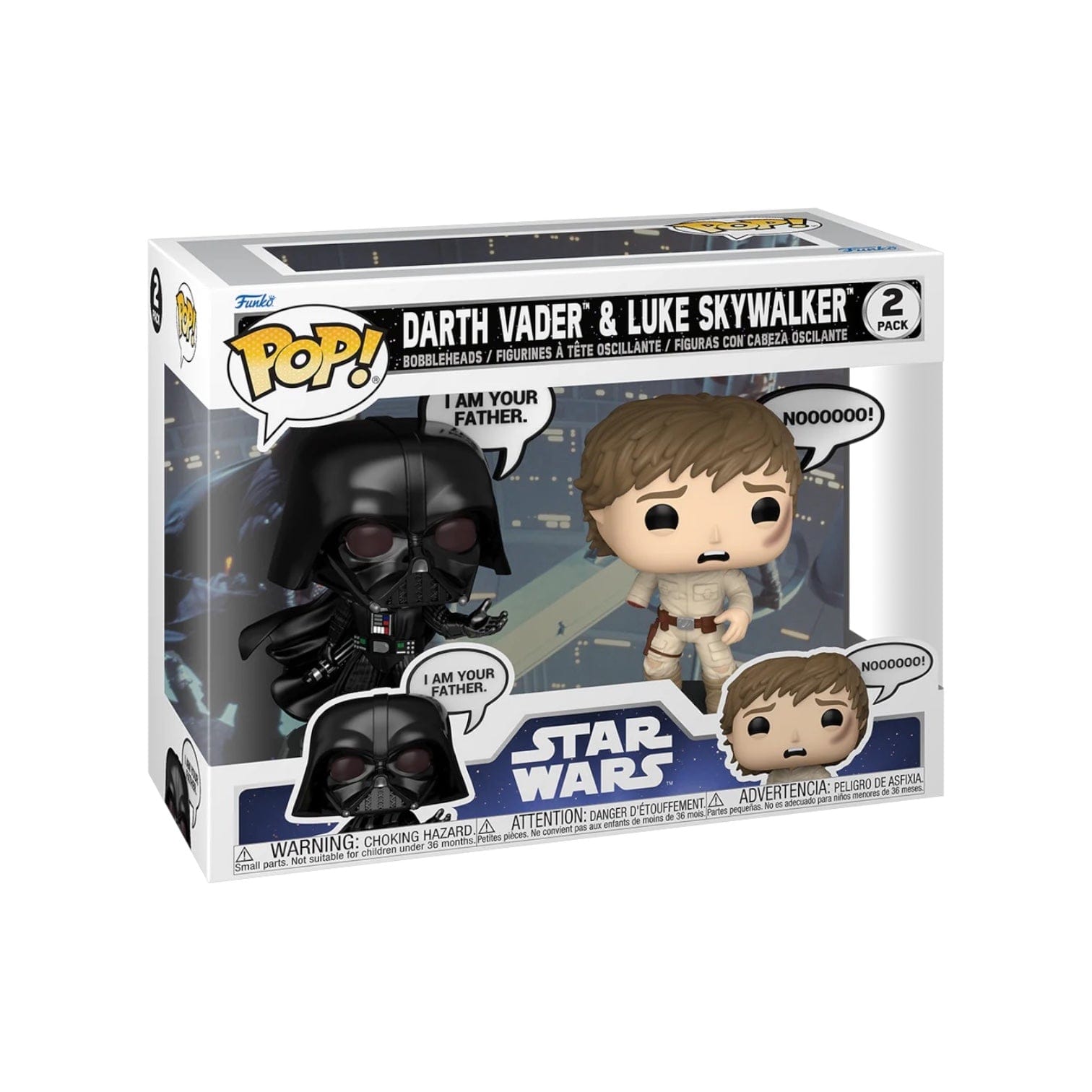 Funko Pop! Darth Vader And Luke Skywalker (I Am Your Father) 2 Pack Funko Pop! - Star Wars: The Empire Strikes Back
