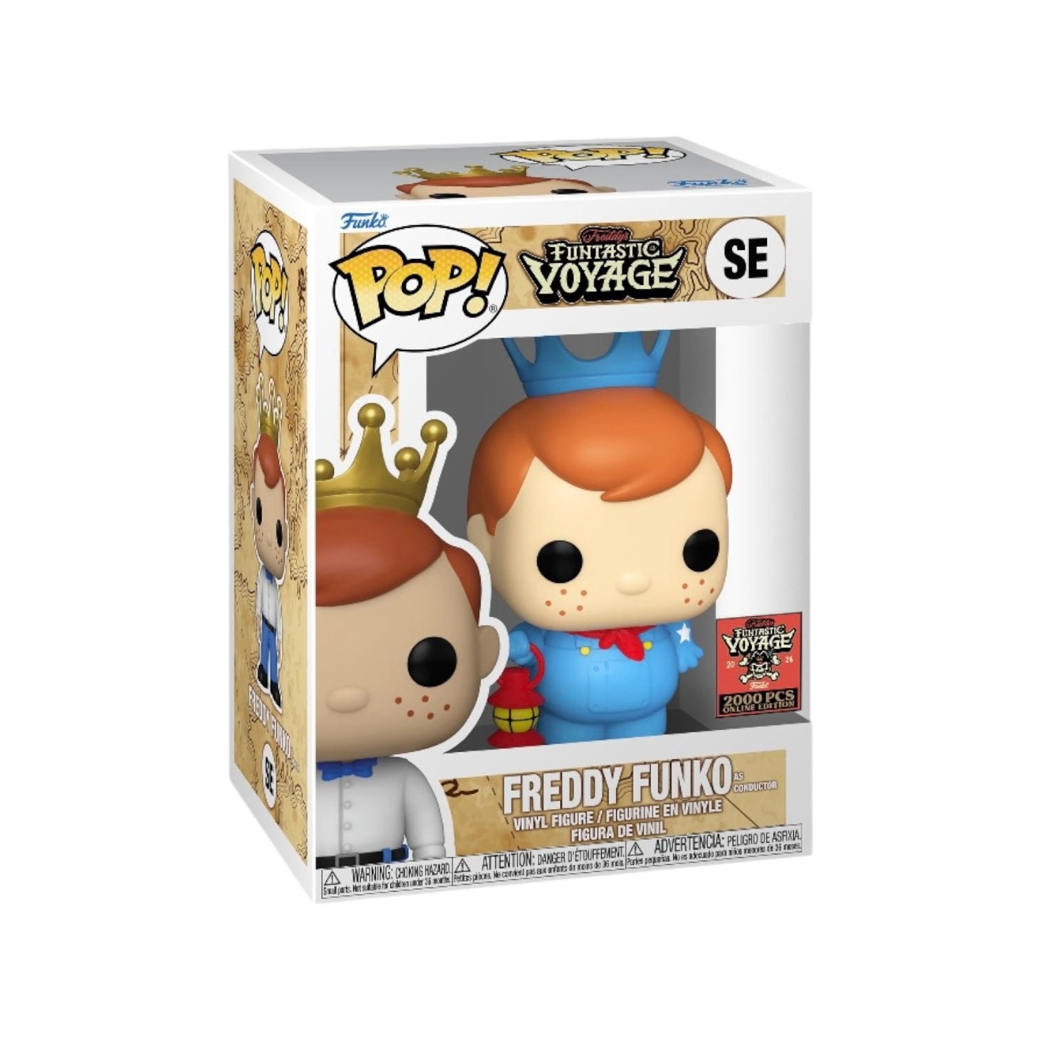 Funko Pop! Freddy Funko as Conductor Funko Pop! - Schoolhouse Rock! - Freddy's Funtastic Voyage 2024 Online Edition LE2000 Pcs