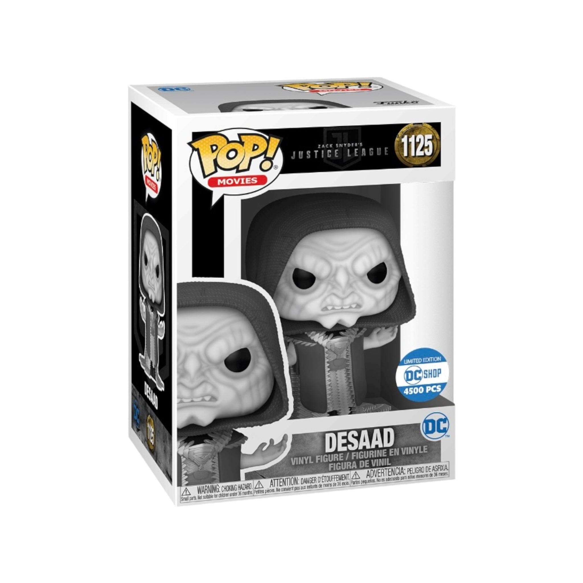 Funko Pop! Desaad #1125 (Black and White Metallic) Funko Pop! - Zack Snyder’s Justice League - DC Shop Exclusive LE4500 Pcs