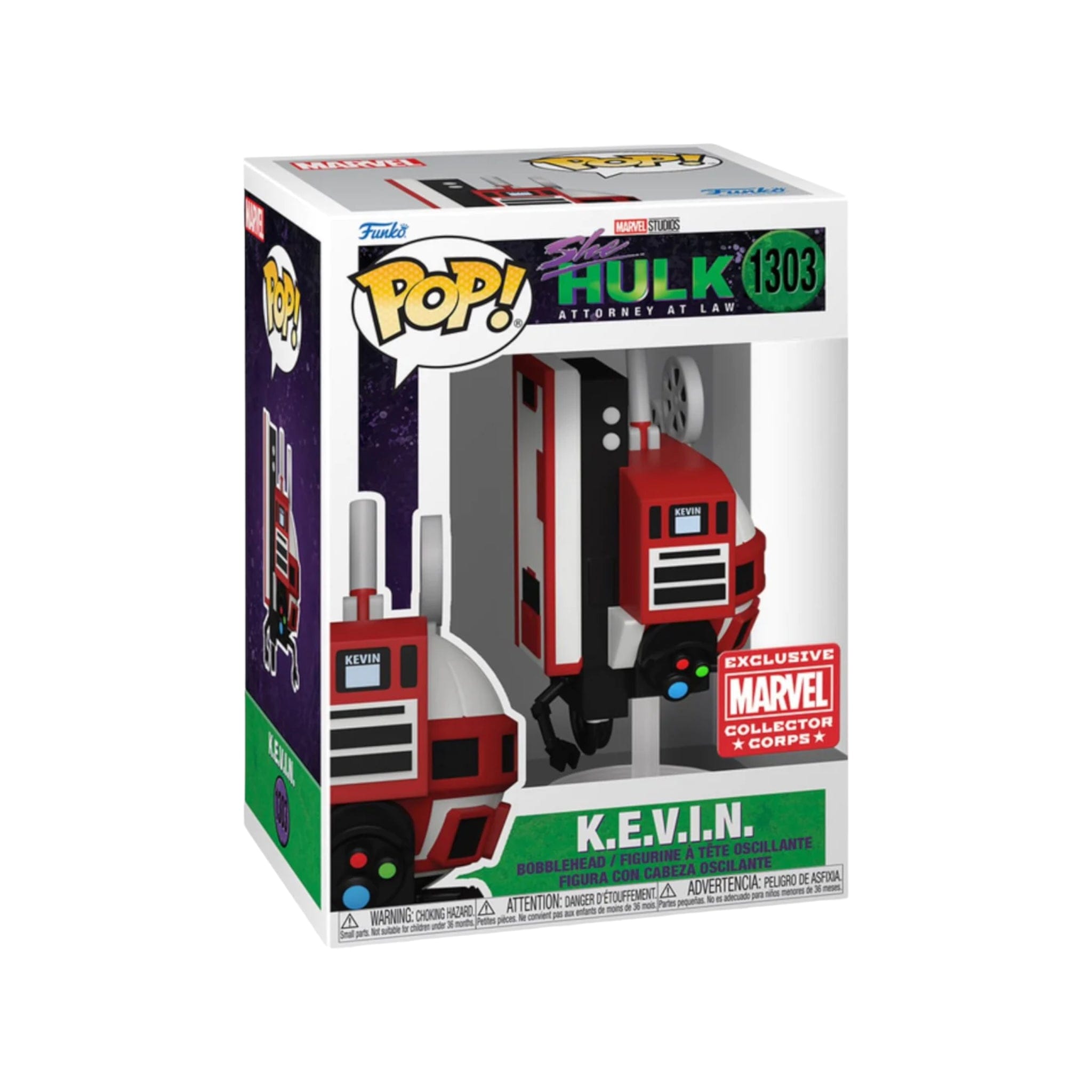 Funko Pop! K.E.V.I.N #1303 Funko Pop! - She - Hulk: Attorney at Law - Marvel Collector Corps Exclusive