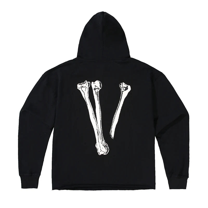 HYPE Vlone bone printed Hoodie