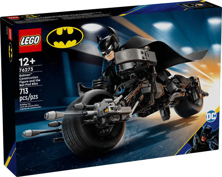 Super Heroes Batman Construction Figure and the Bat - Pod Bike 76273