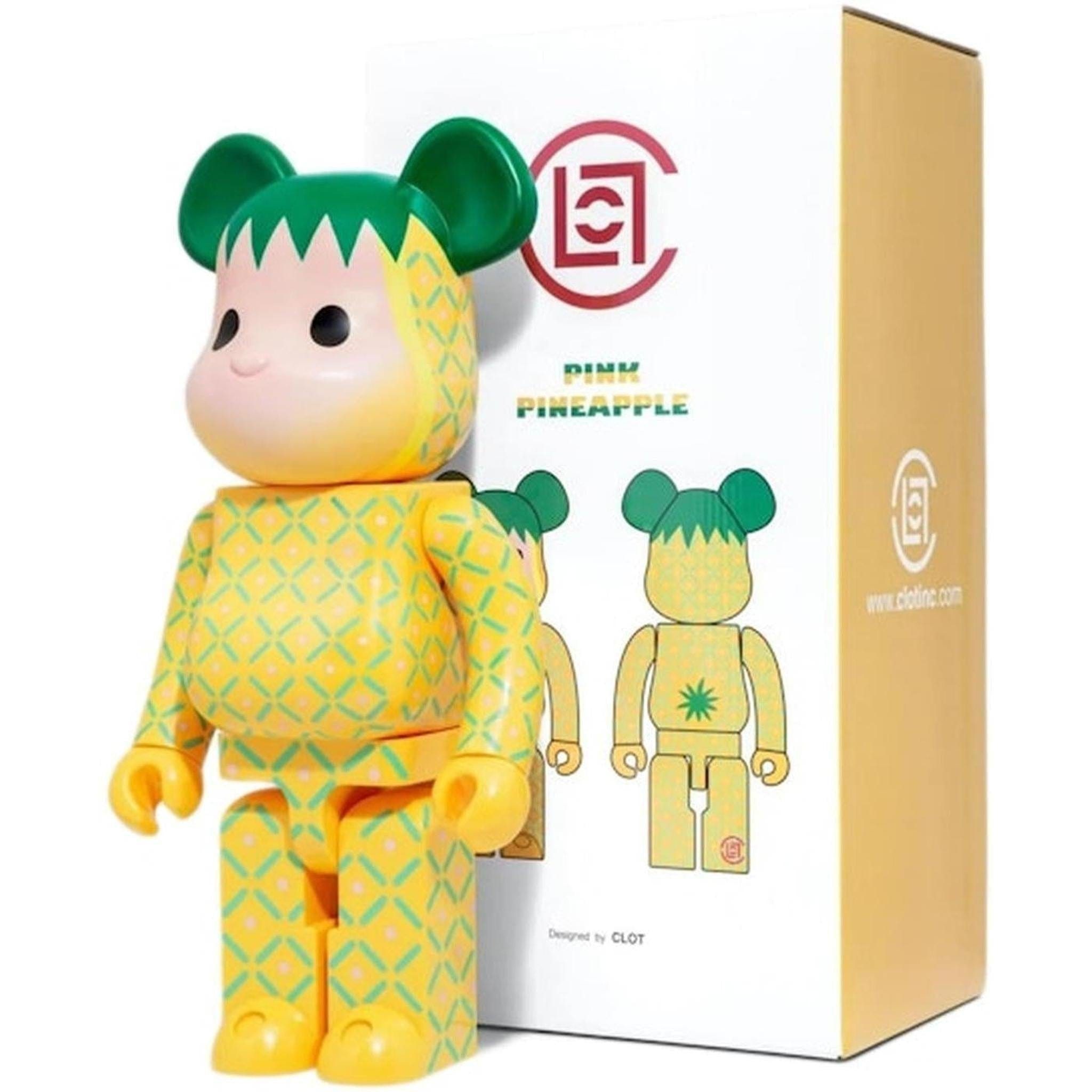 Pink Pineapple Bearbrick x CLOT Summer Fruits Pink Pineapple 1000%