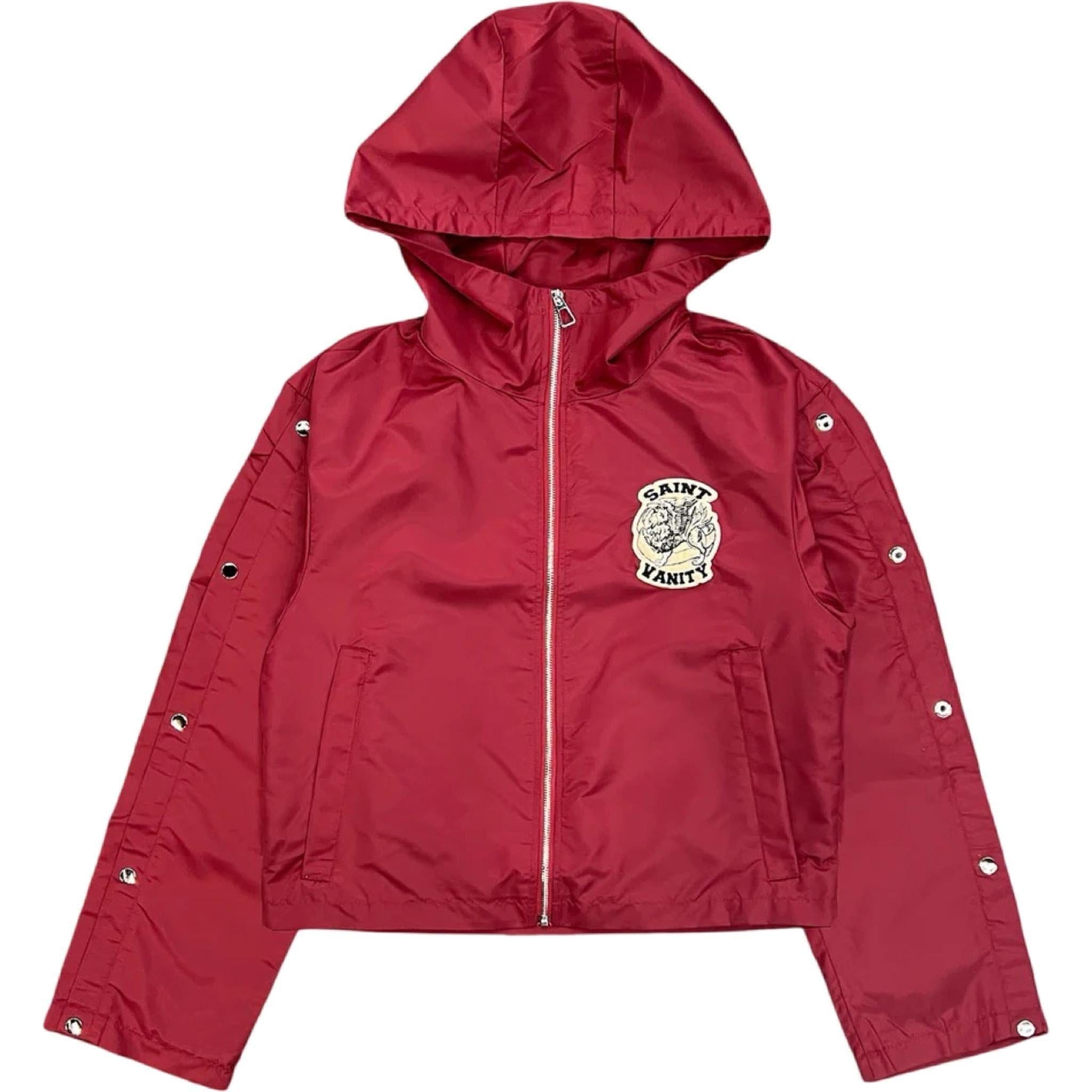 Saint Vanity Nylon Top Burgundy