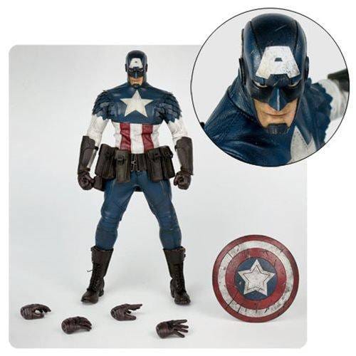 Threea Marvel x ThreeA Captain America Designed by Ashley Wood 1:6 Scale Action Figure