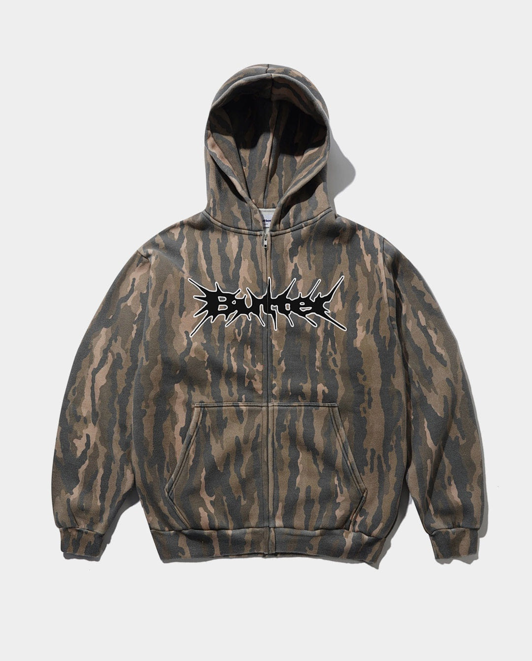 Butter Goods - Nail Logo Zip - Hoodie - Frog Camo