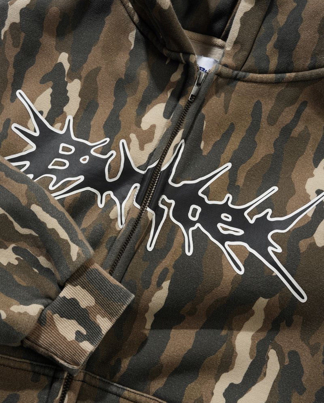 Butter Goods - Nail Logo Zip - Hoodie - Frog Camo