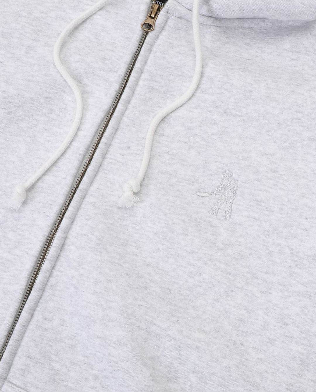 Passport - Solid Workers Zip - Hood - Ice Marle