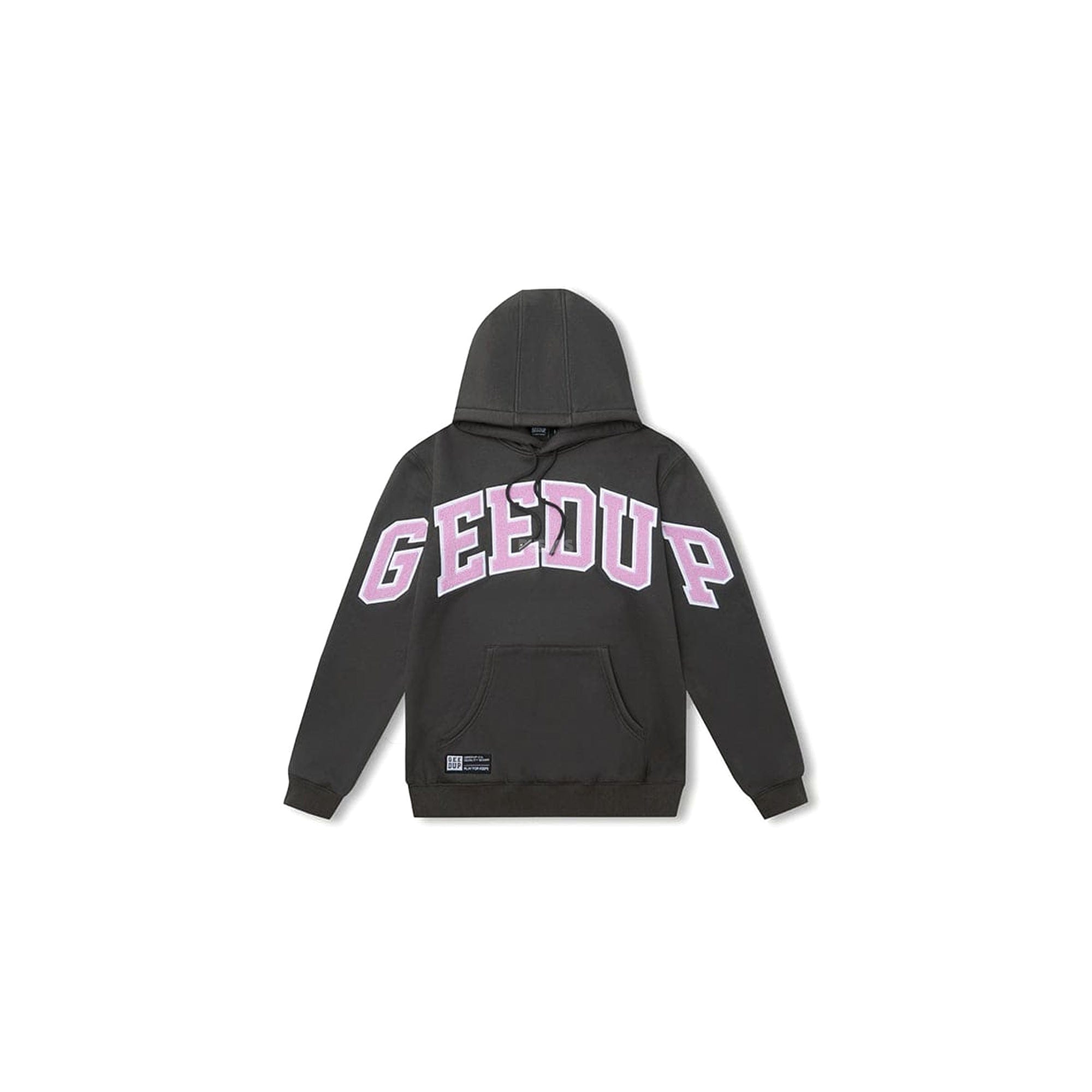 Geedup Team Logo Hoodie Charcoal/Dusty Pink (2024)
