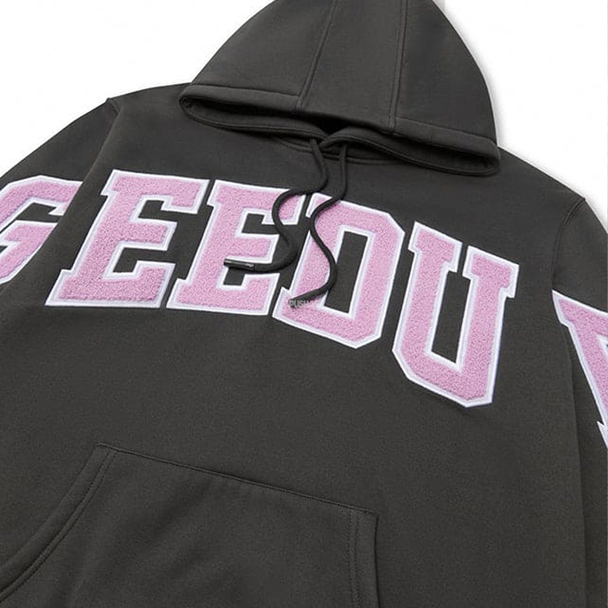 Geedup Team Logo Hoodie Charcoal/Dusty Pink (2024)