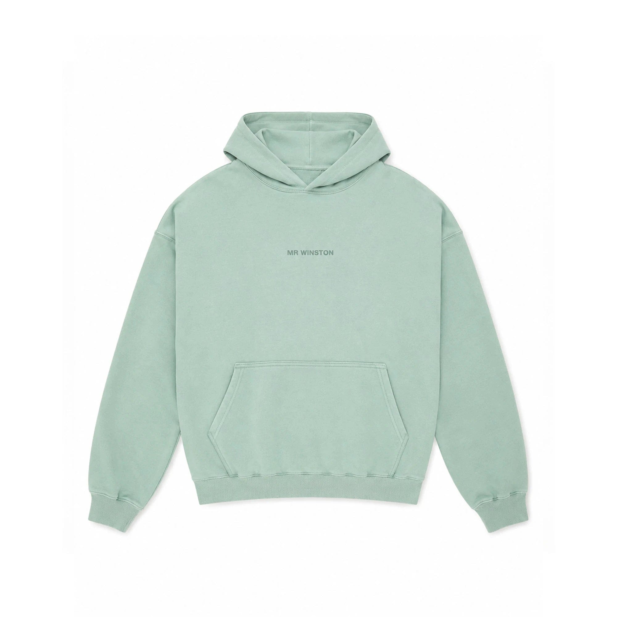 Mr Winston Puff Hoodie Deep Sage