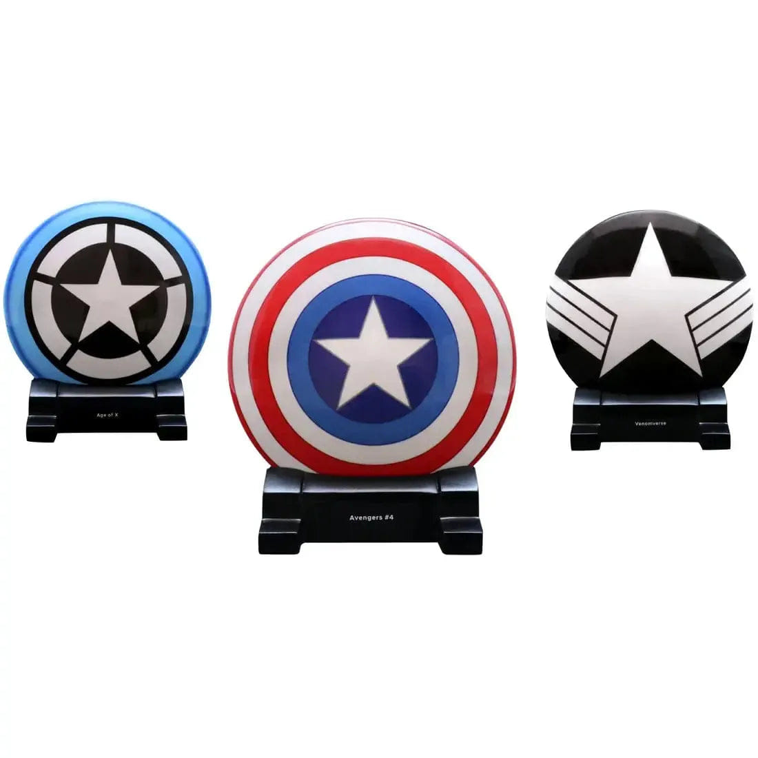 Toy Sapiens Marvel Comics - Different Captain America Shields Figure Blind Bag (Porcelain) - Toy Sapiens
