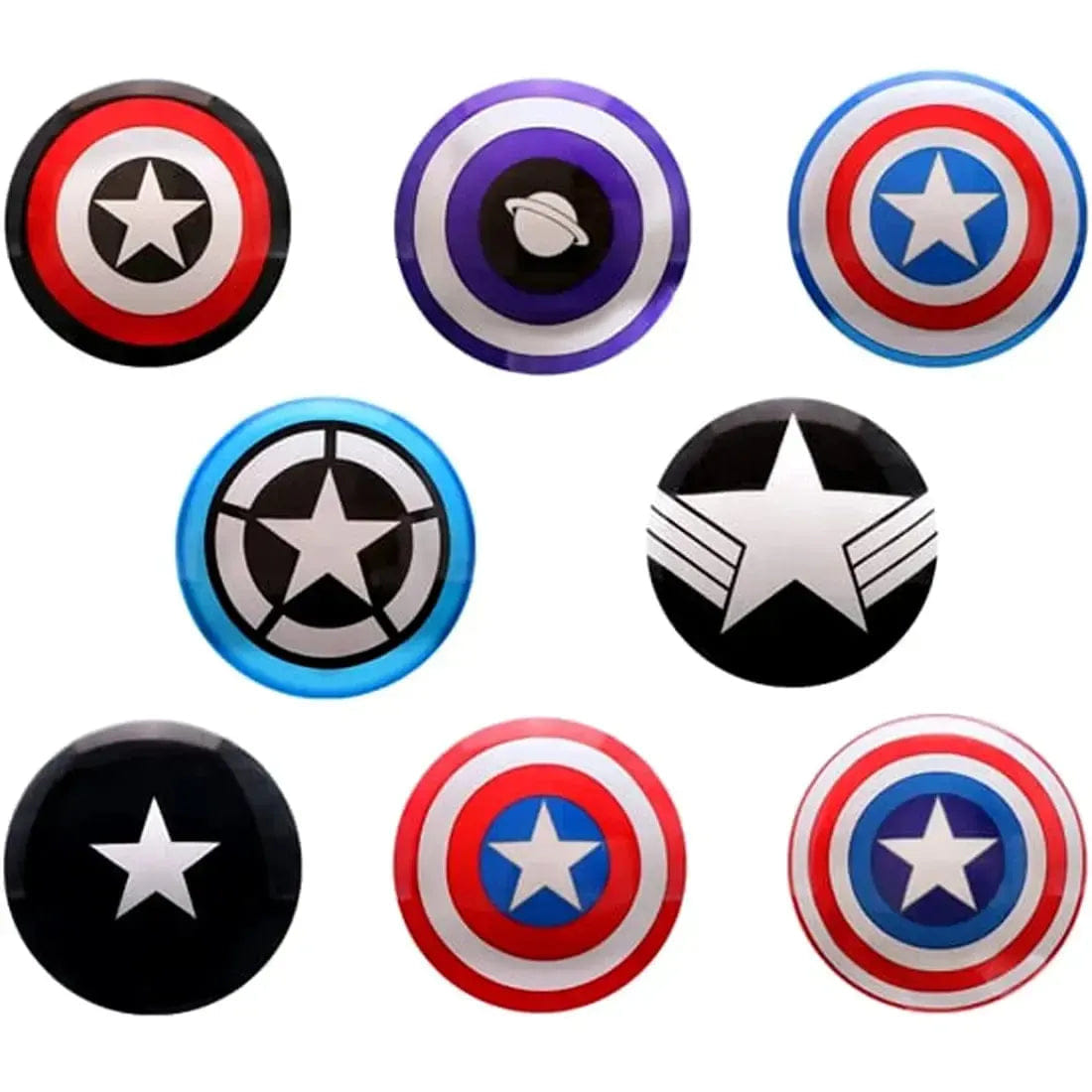 Toy Sapiens Marvel Comics - Different Captain America Shields Figure Blind Bag (Porcelain) - Toy Sapiens