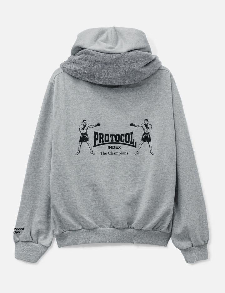 Protocol-Index Terry Towel Zip Hoodie